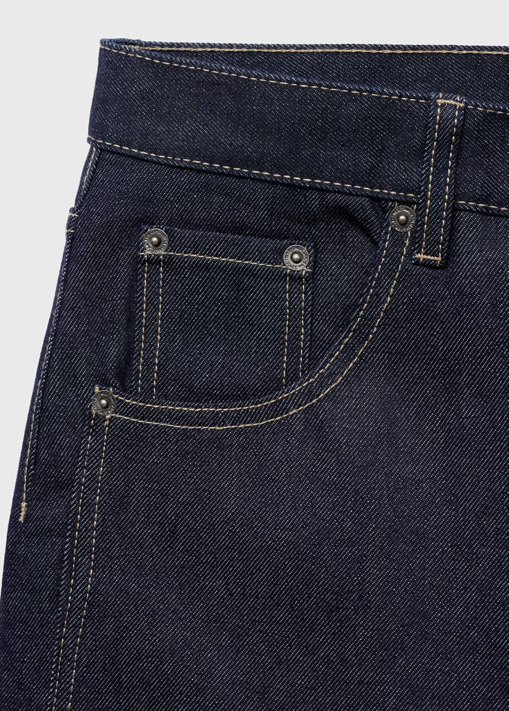 High-waisted barrel jeans — Open Blue