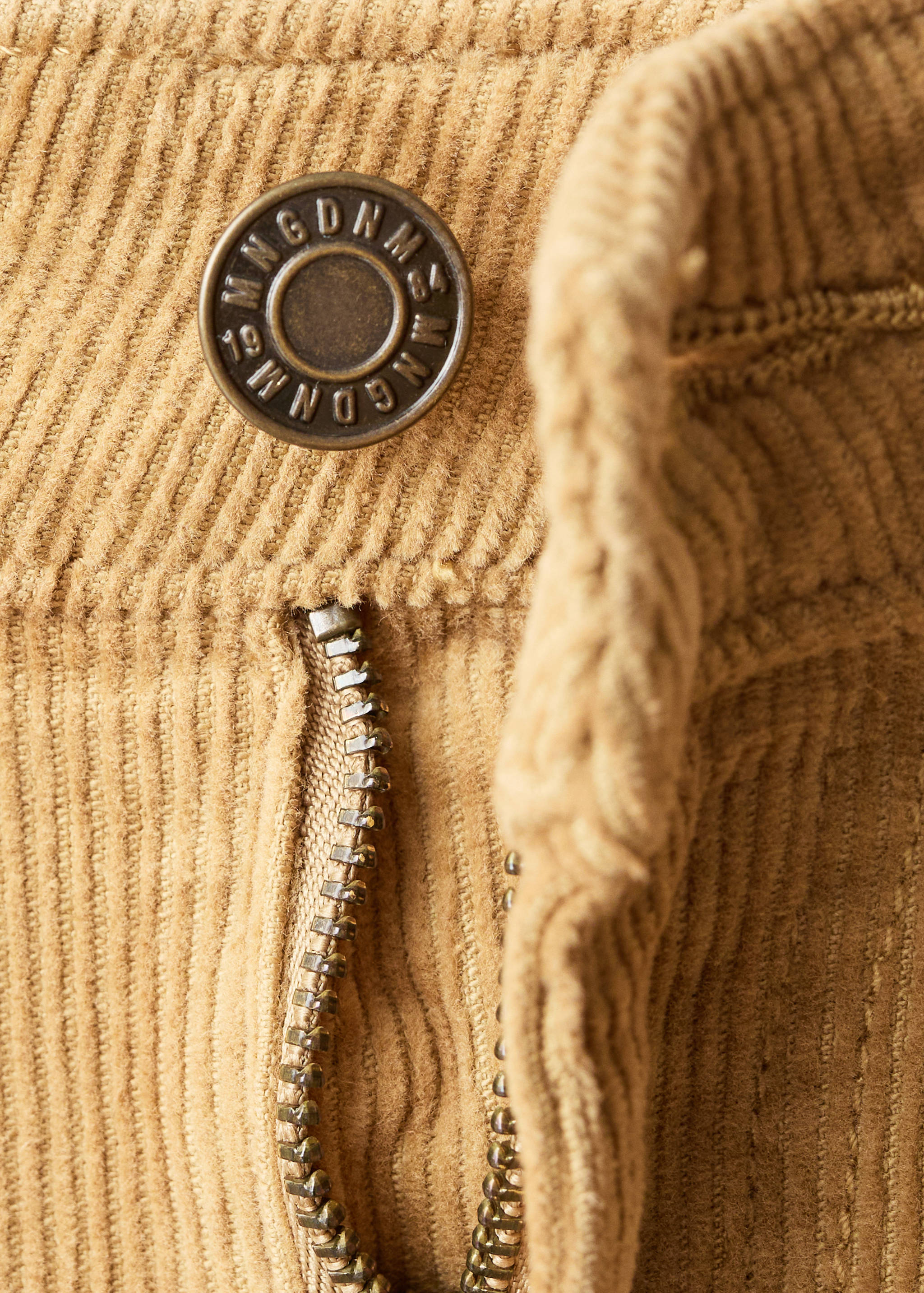 Wide leg low-rise corduroy jeans - Details of the article 0