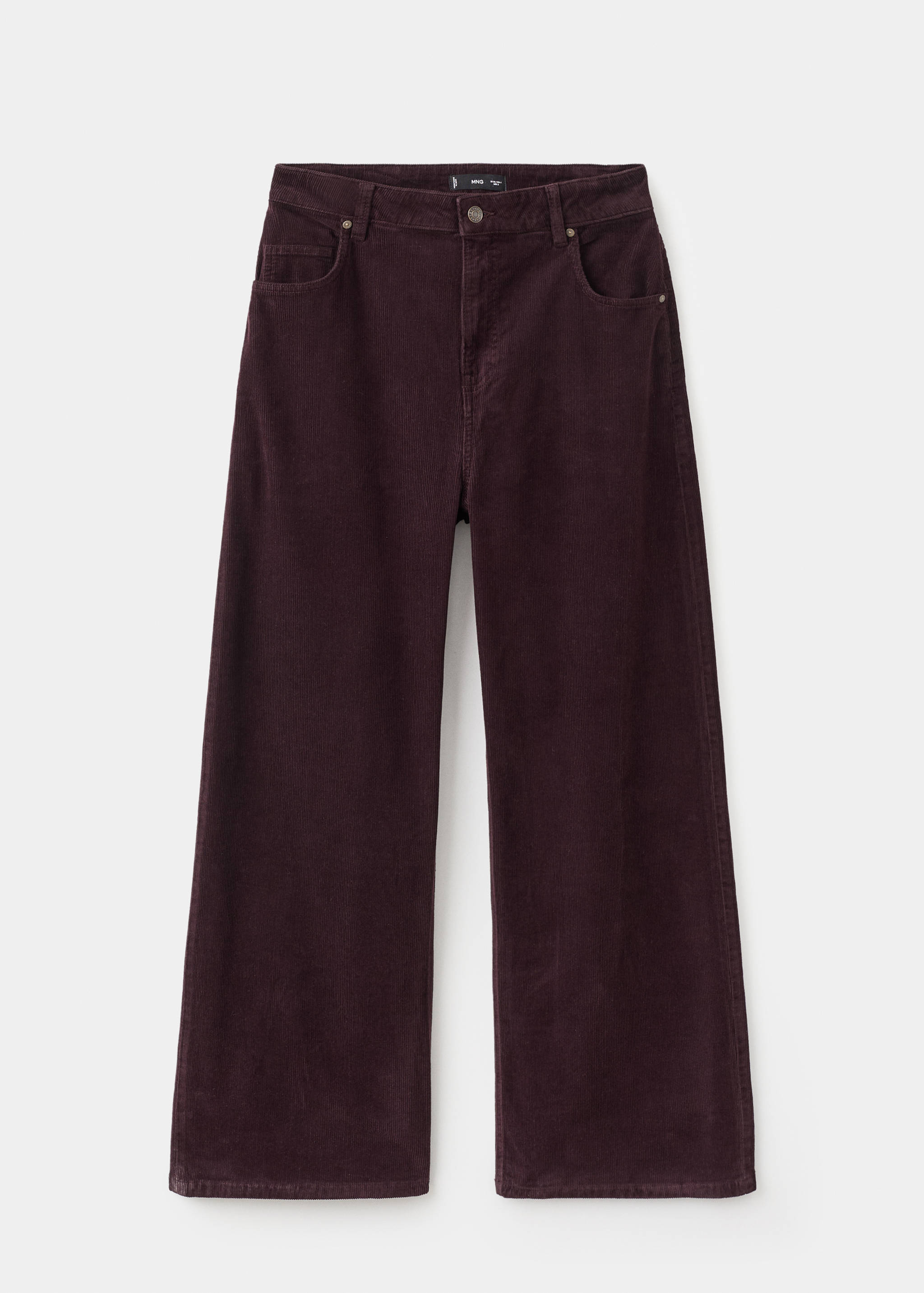 Wide leg low-rise corduroy jeans - Article without model