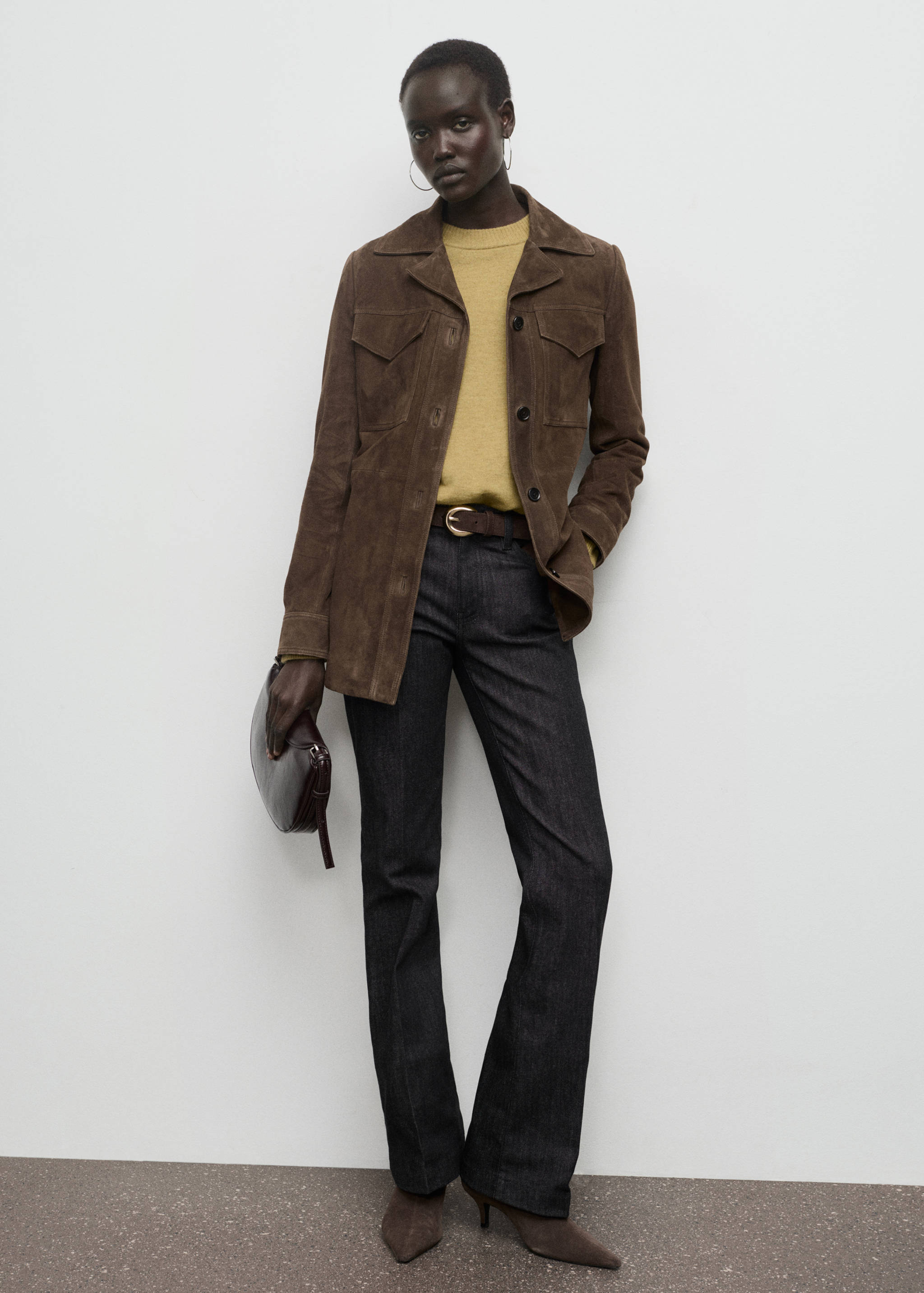 Jean flare taille mi-haute - Plan général