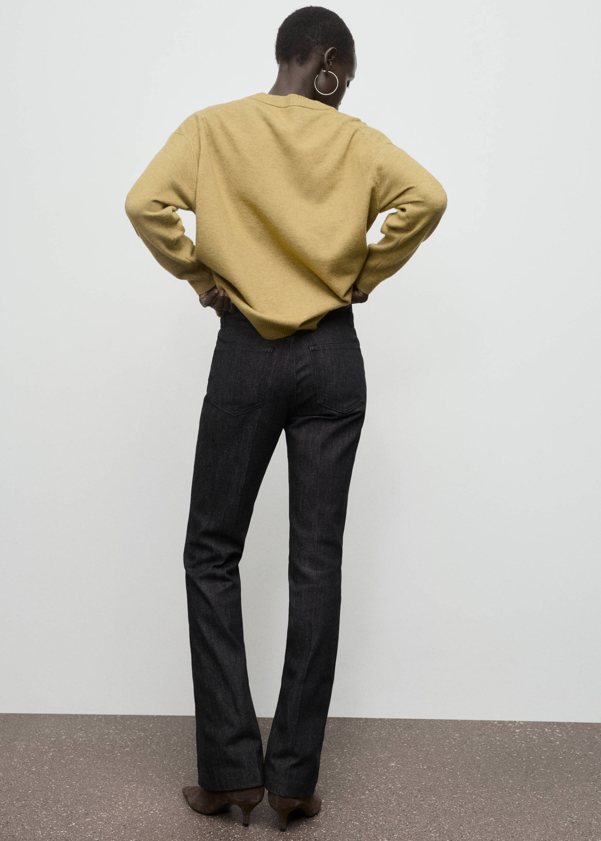 Jean flare taille mi-haute - Verso de l’article