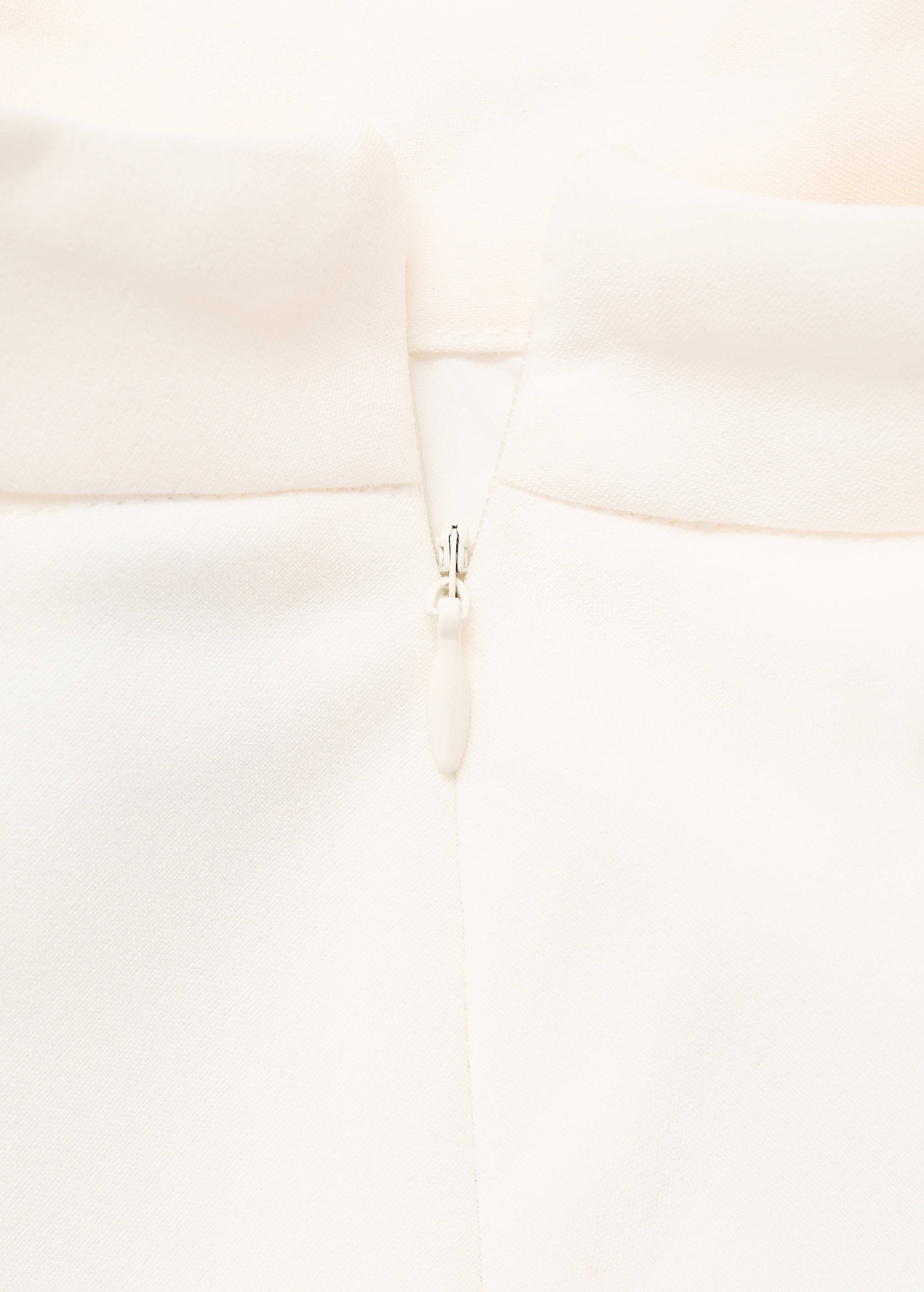 High-neck dress with ruffle - Details of the article 0