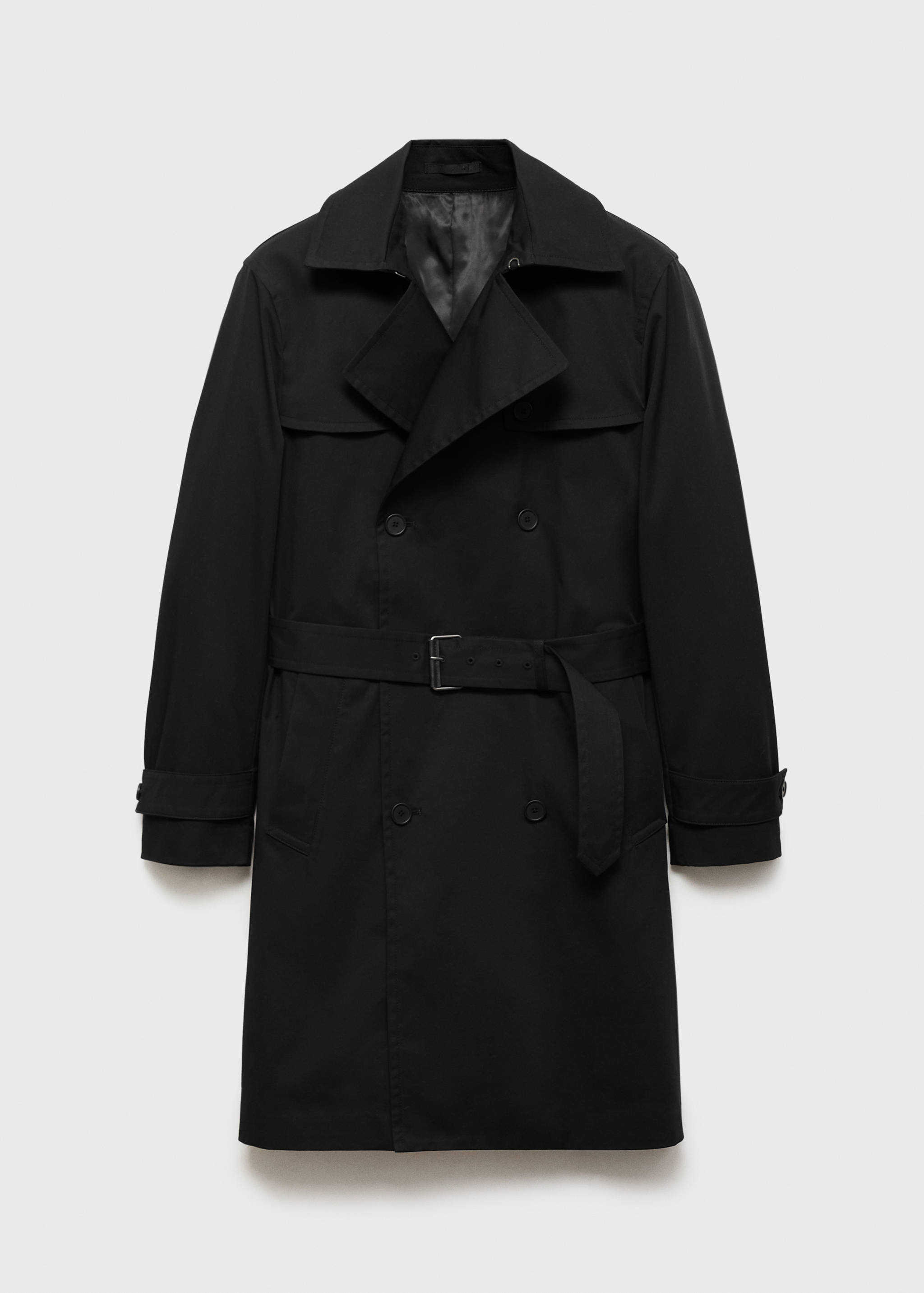 Water-repellent belted trench coat - Article without model