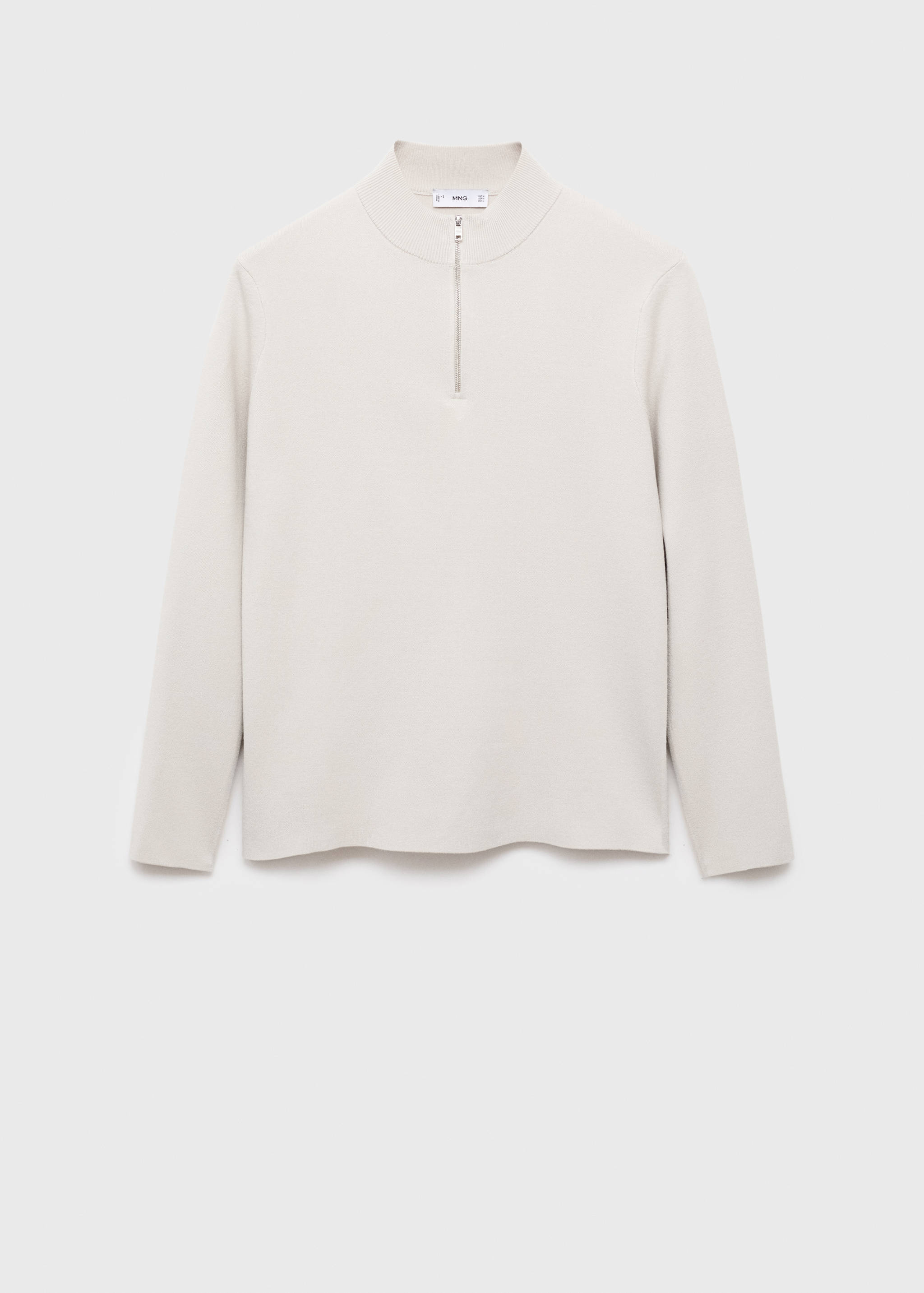 Knitted sweater with perkins neck - Article without model