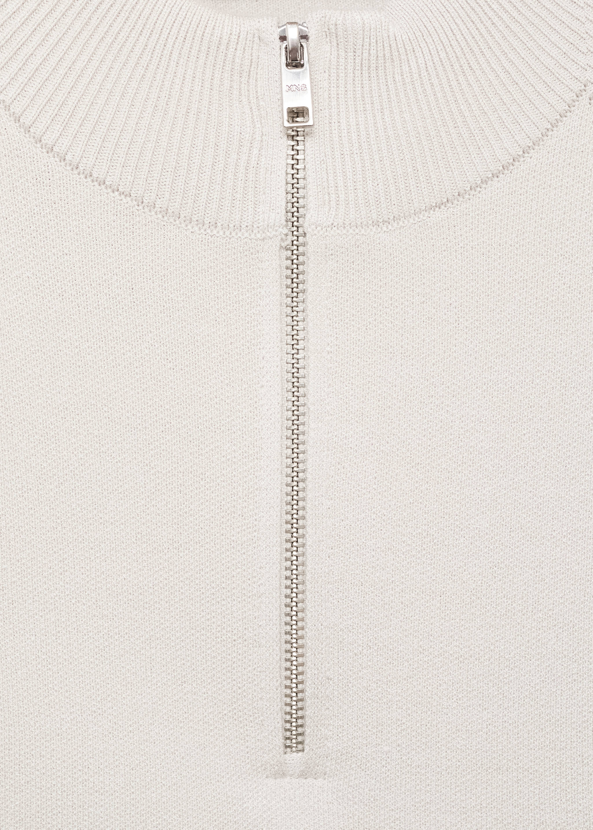Knitted sweater with perkins neck - Details of the article 8