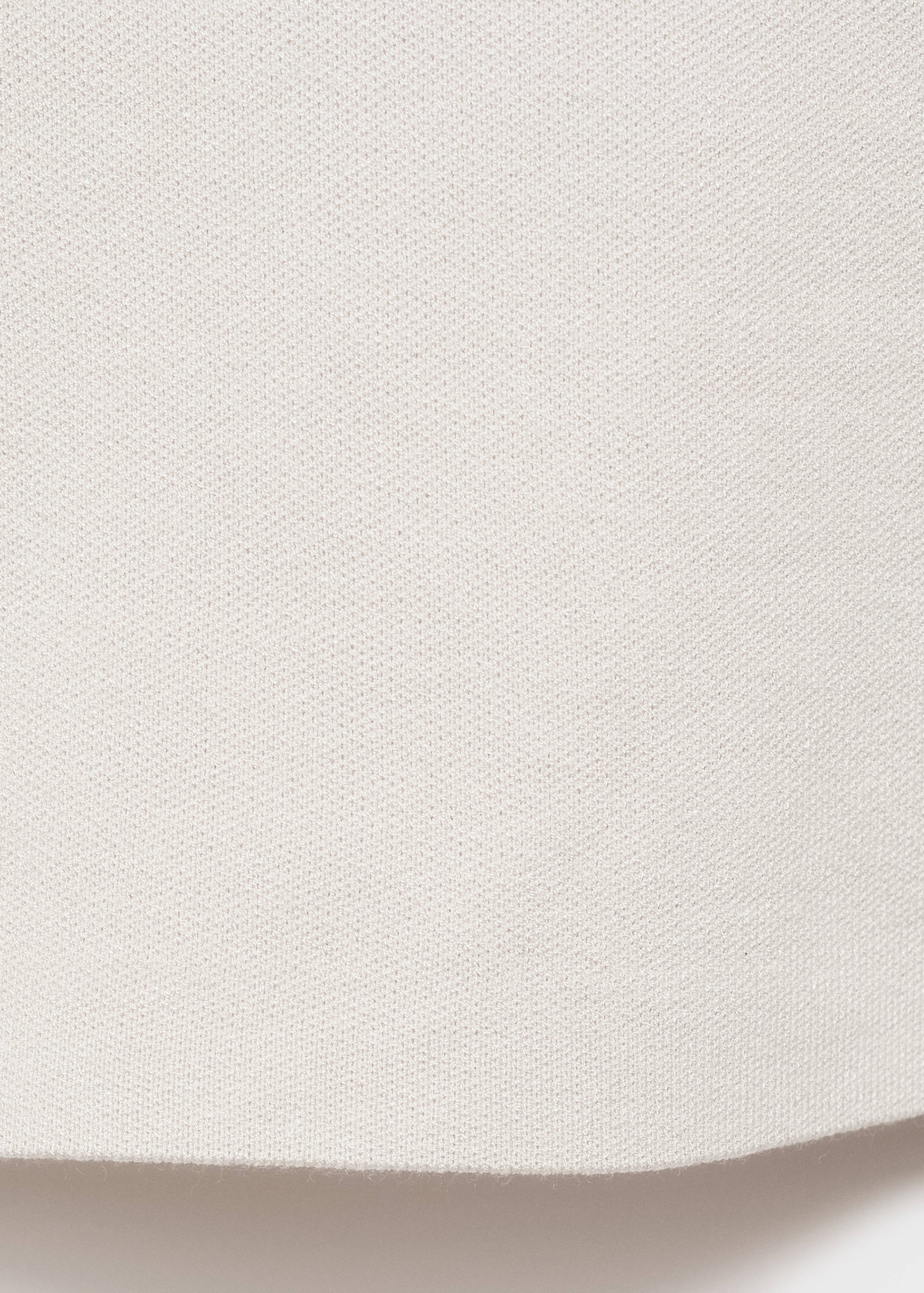 Knitted sweater with perkins neck - Details of the article 0