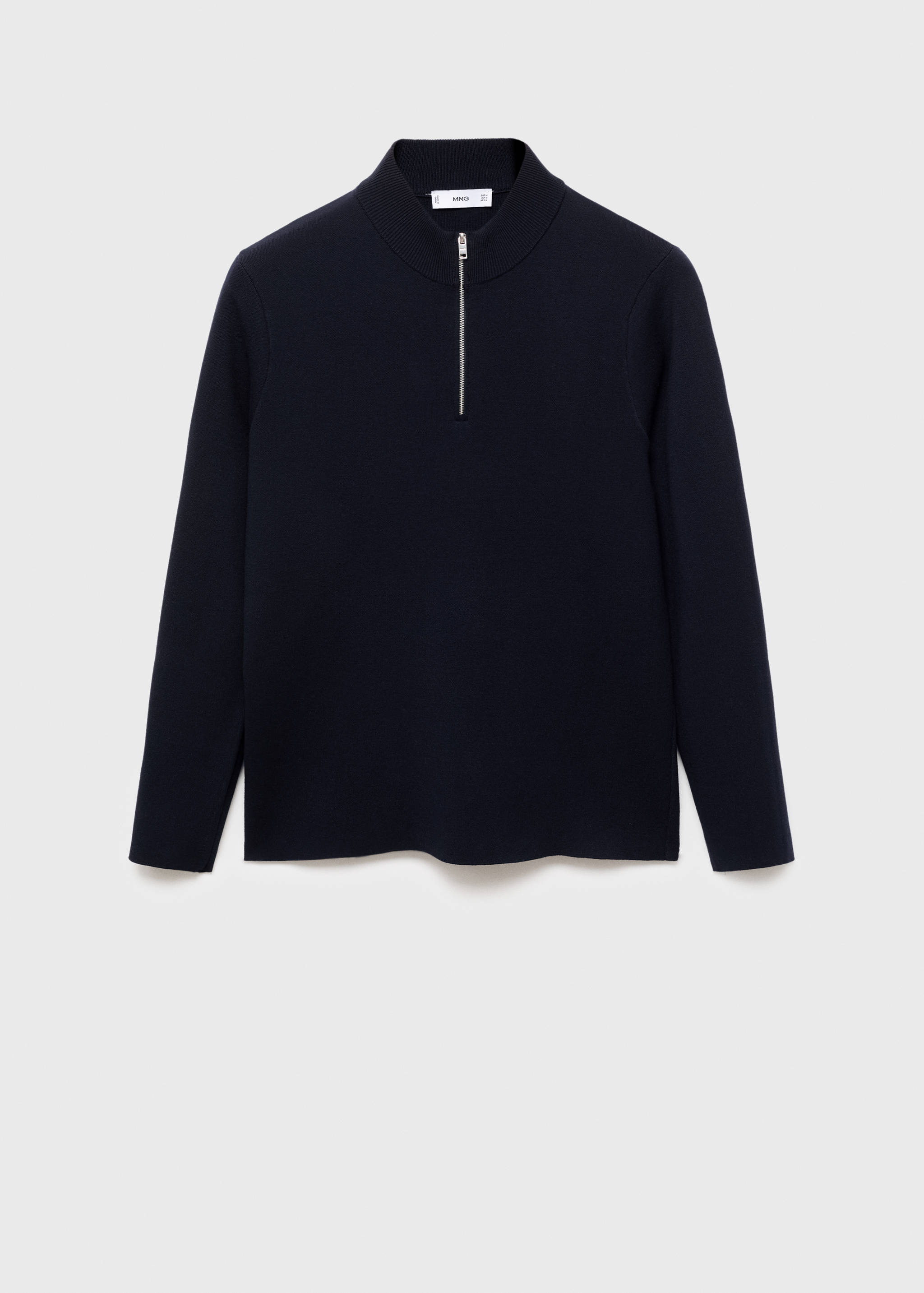 Knitted sweater with perkins neck - Article without model