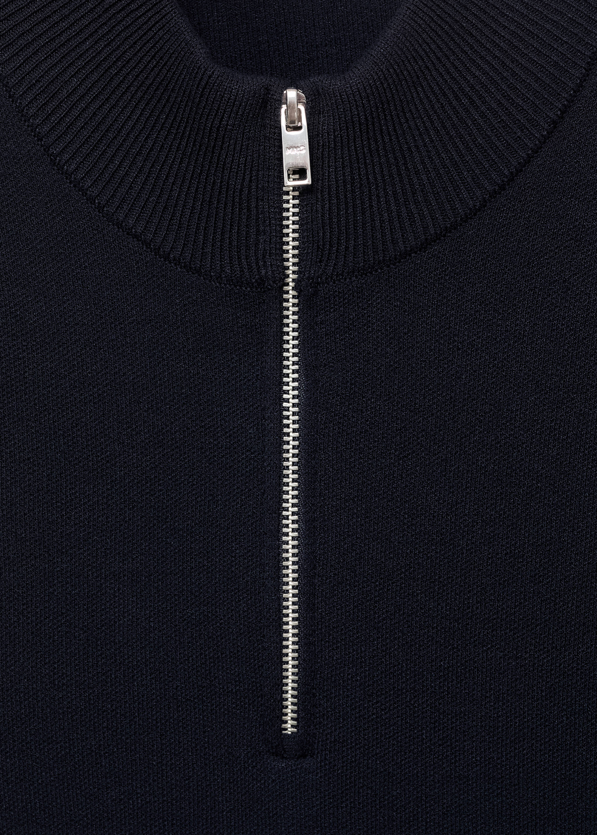 Knitted sweater with perkins neck - Details of the article 8