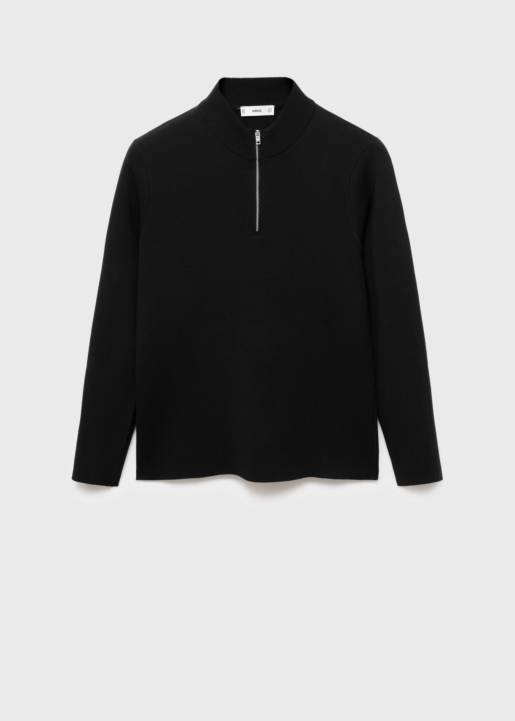 Knitted sweater with perkins neck - Article without model