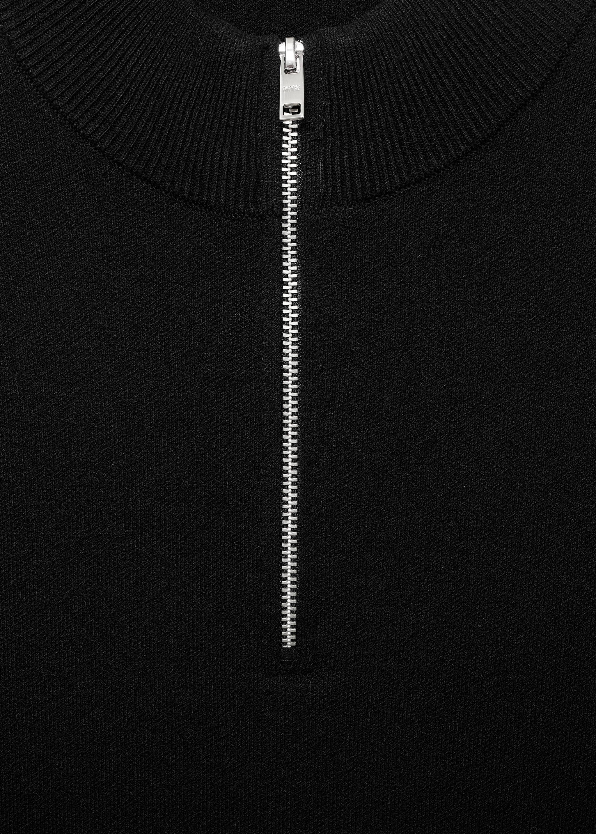 Knitted sweater with perkins neck - Details of the article 8