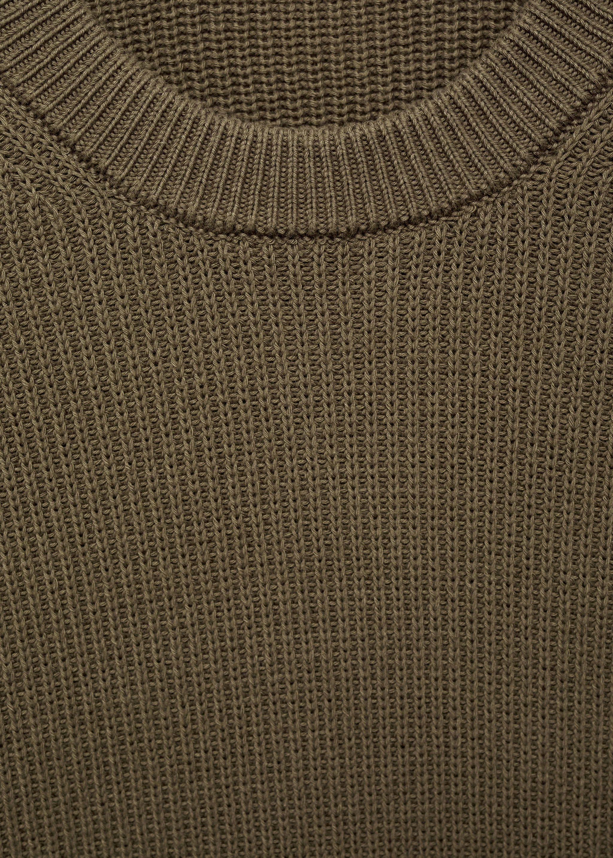 Fine rib-knit cotton sweater - Details of the article 8