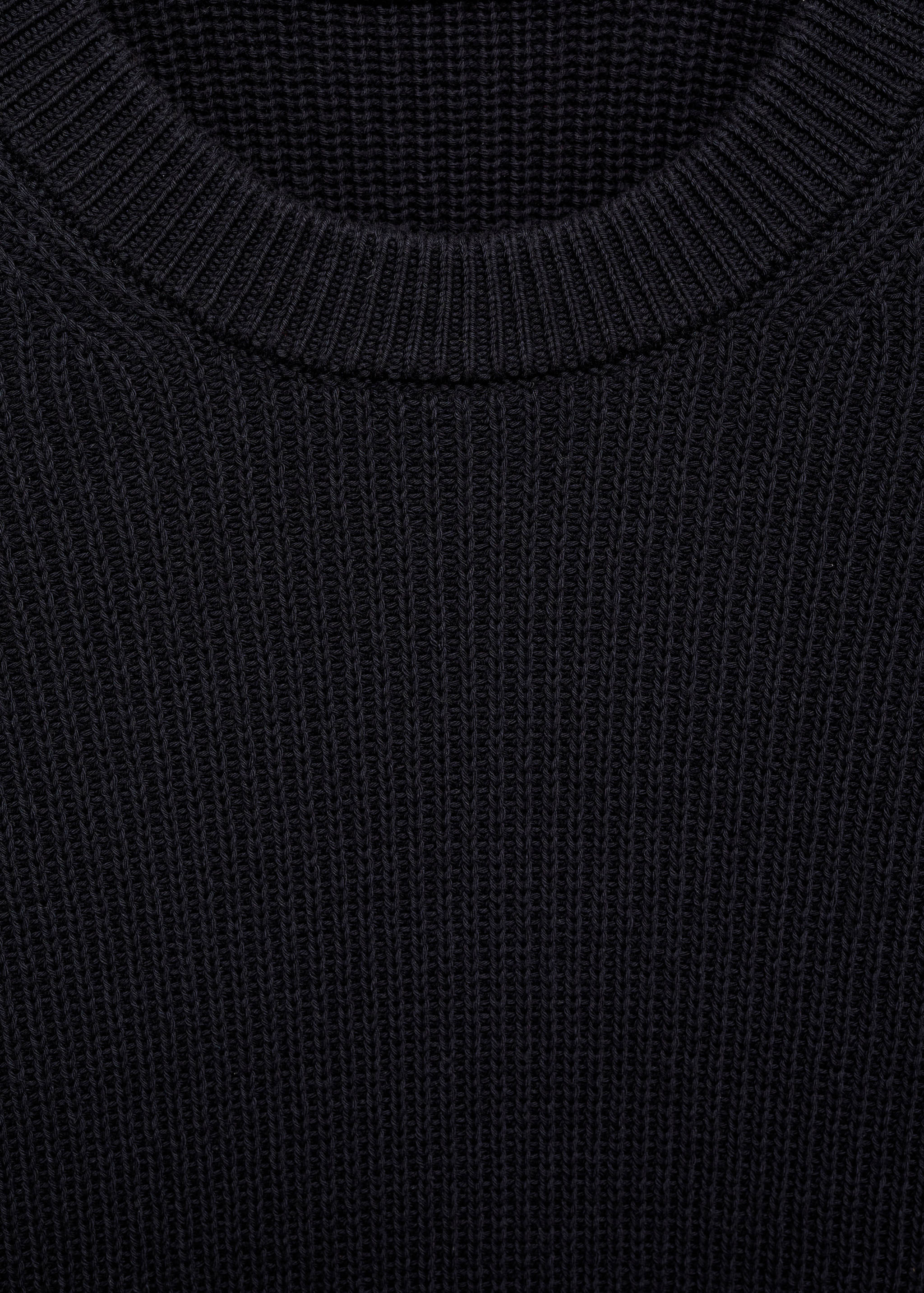 Fine rib-knit cotton sweater - Details of the article 8