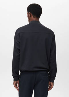Comfort stretch zip-up hoodie — Navy 5