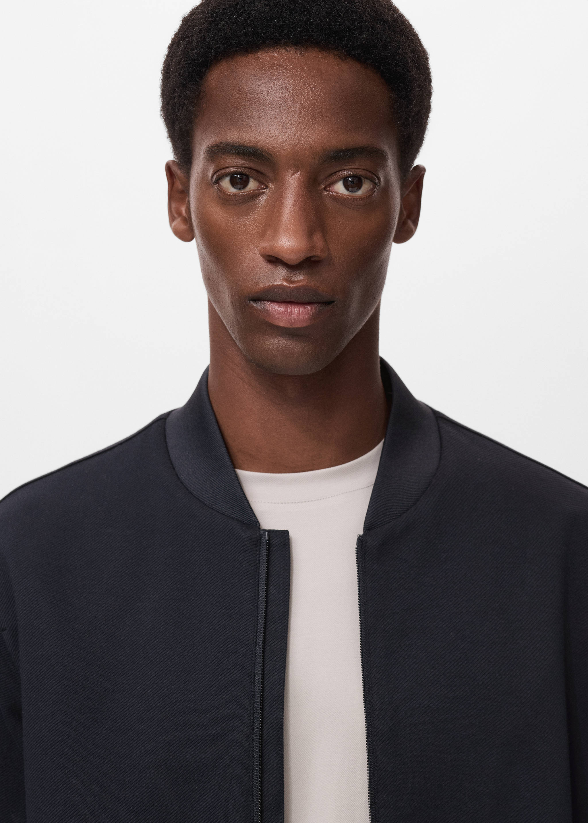 Sudadera cremallera comfort stretch - Detalle del artículo 1