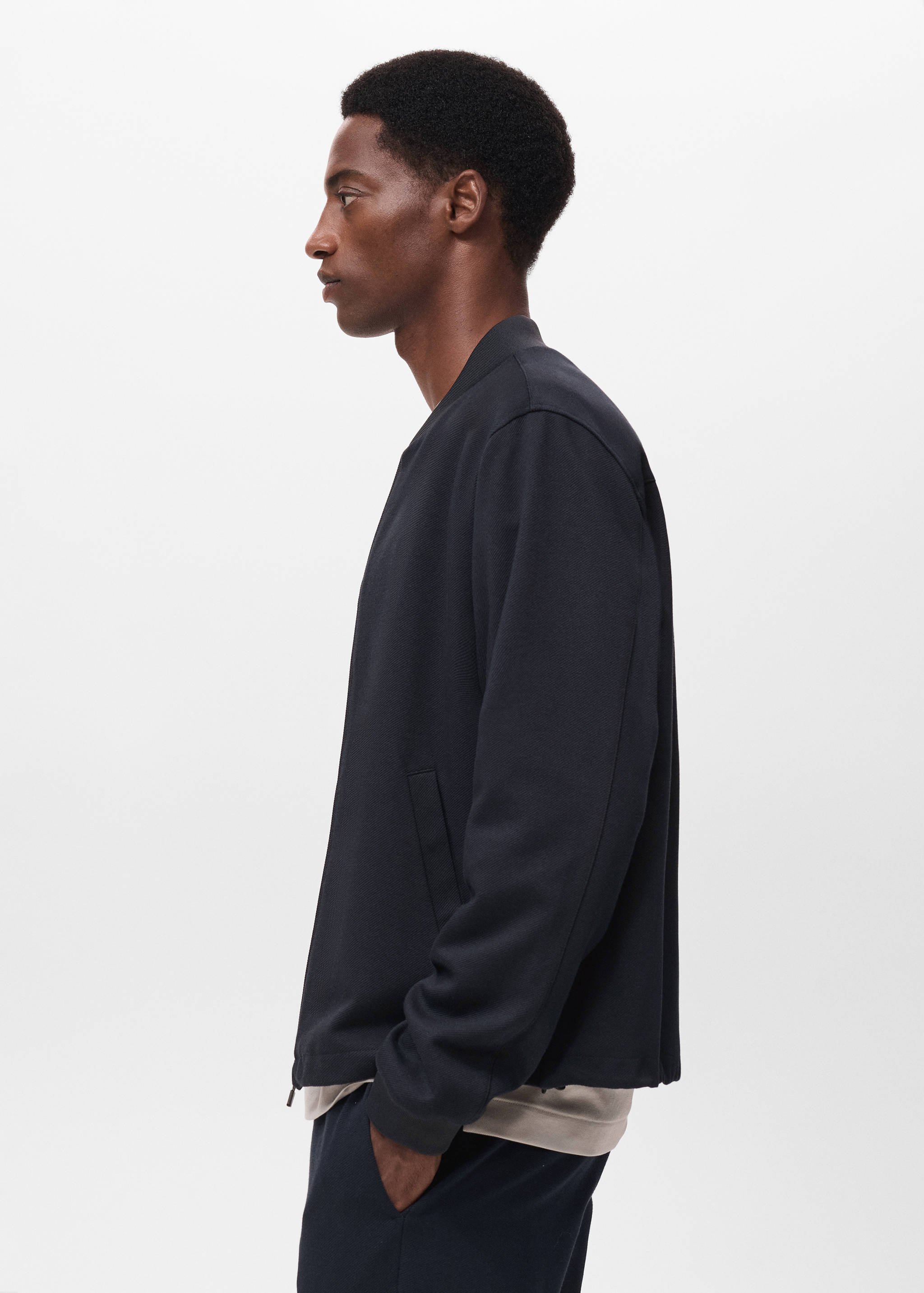 Sudadera cremallera comfort stretch - Detalle del artículo 2