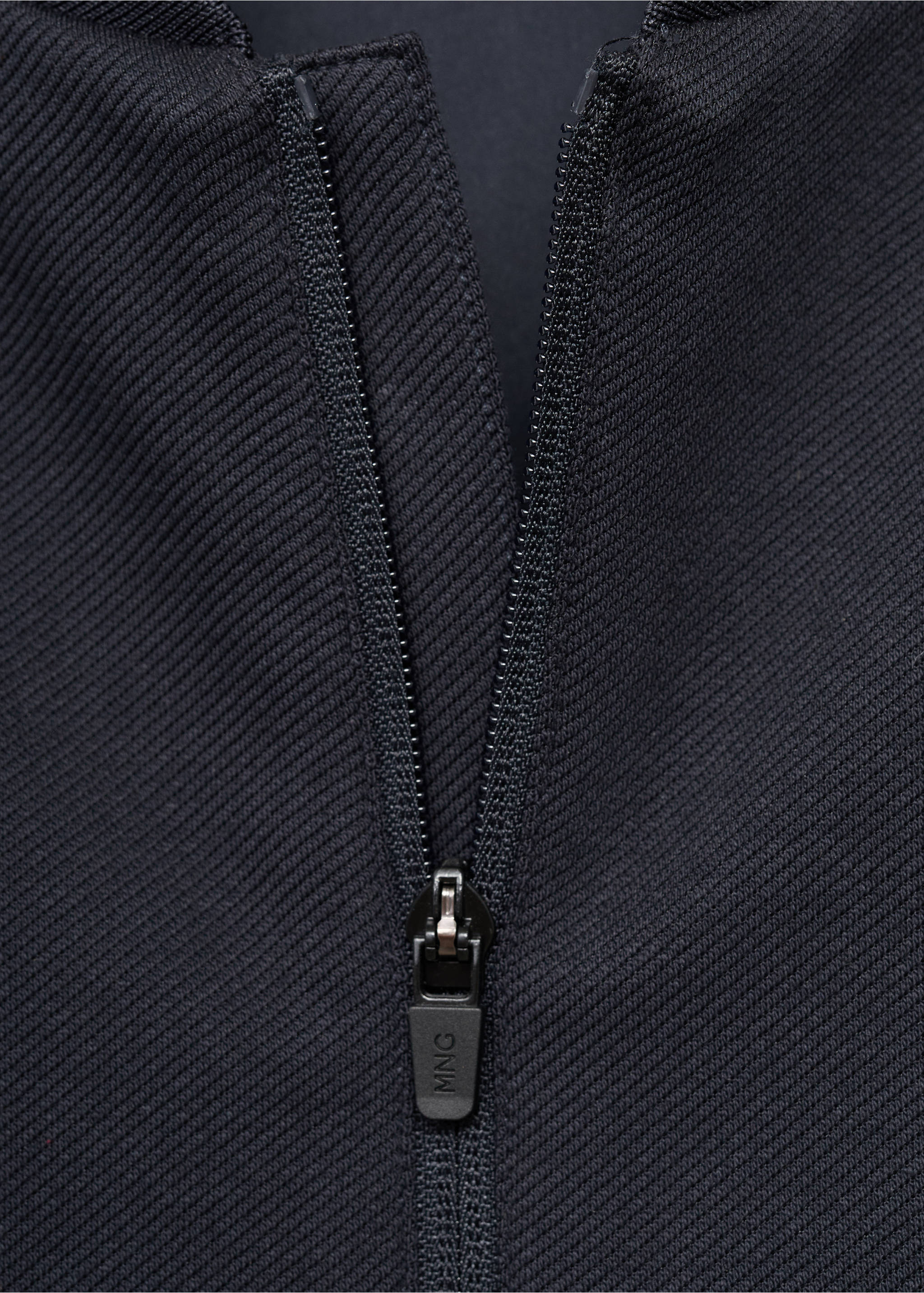 Sudadera cremallera comfort stretch - Detalle del artículo 8, Azul marino. Ref: 17015977-00.
