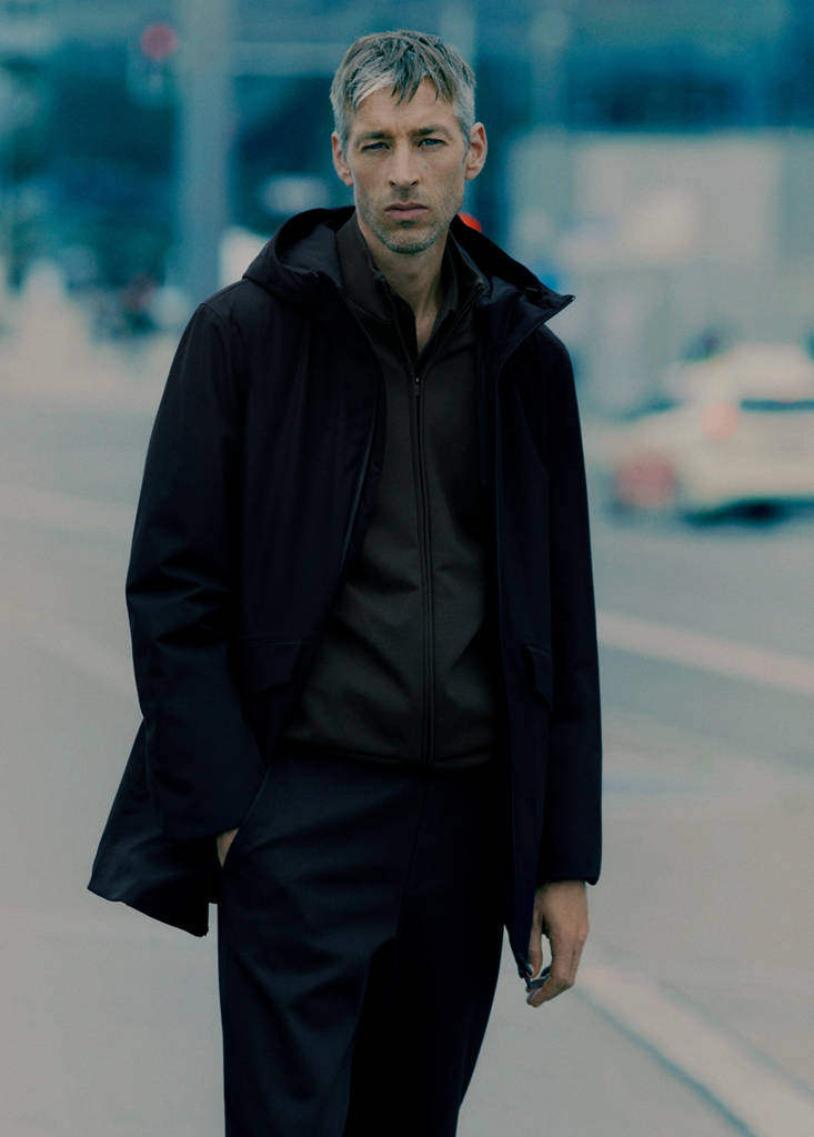 Regular-fit technical sweatshirt — Dark Green