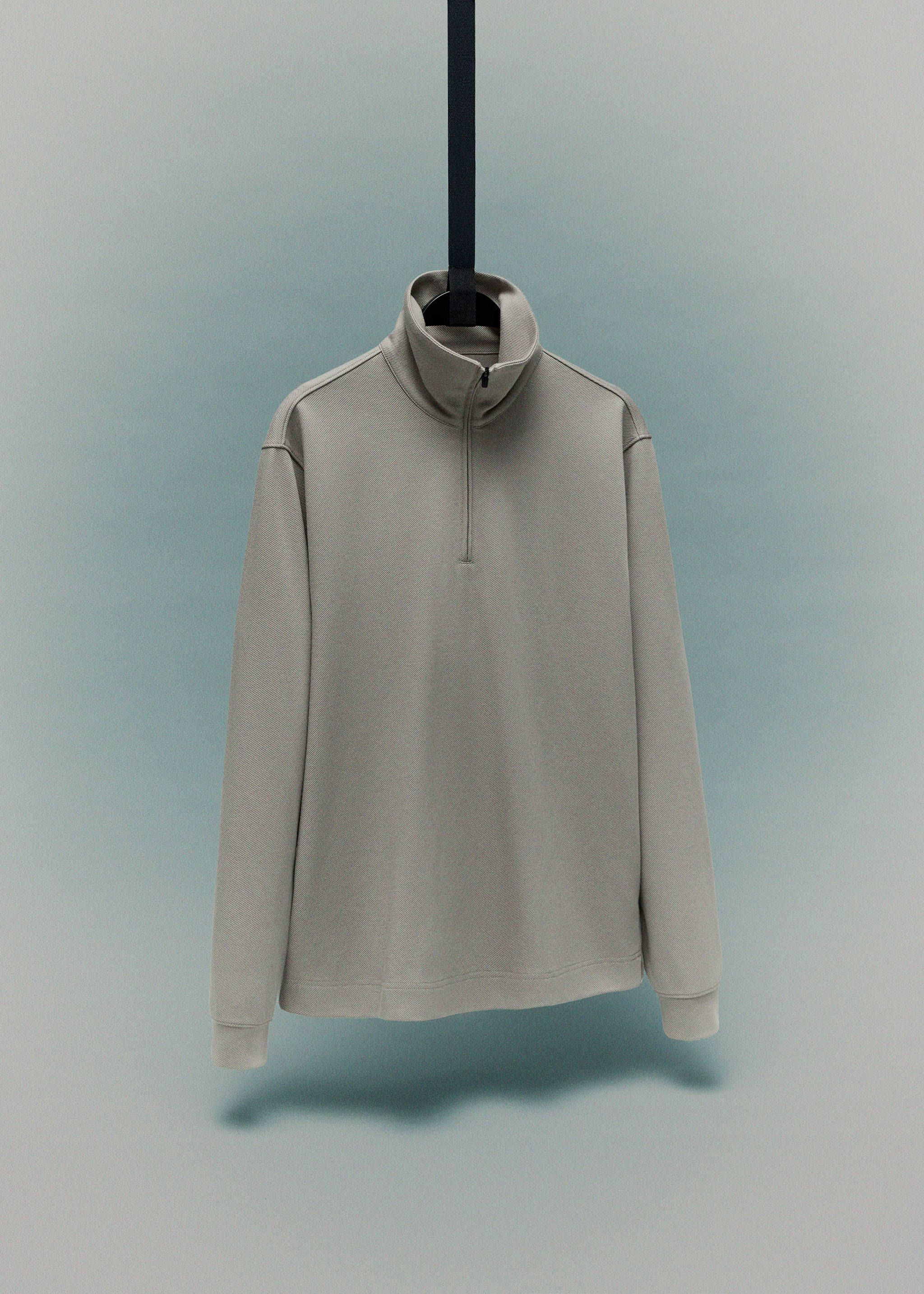 Regular-fit technical zip-up sweatshirt - Details of the article 9
