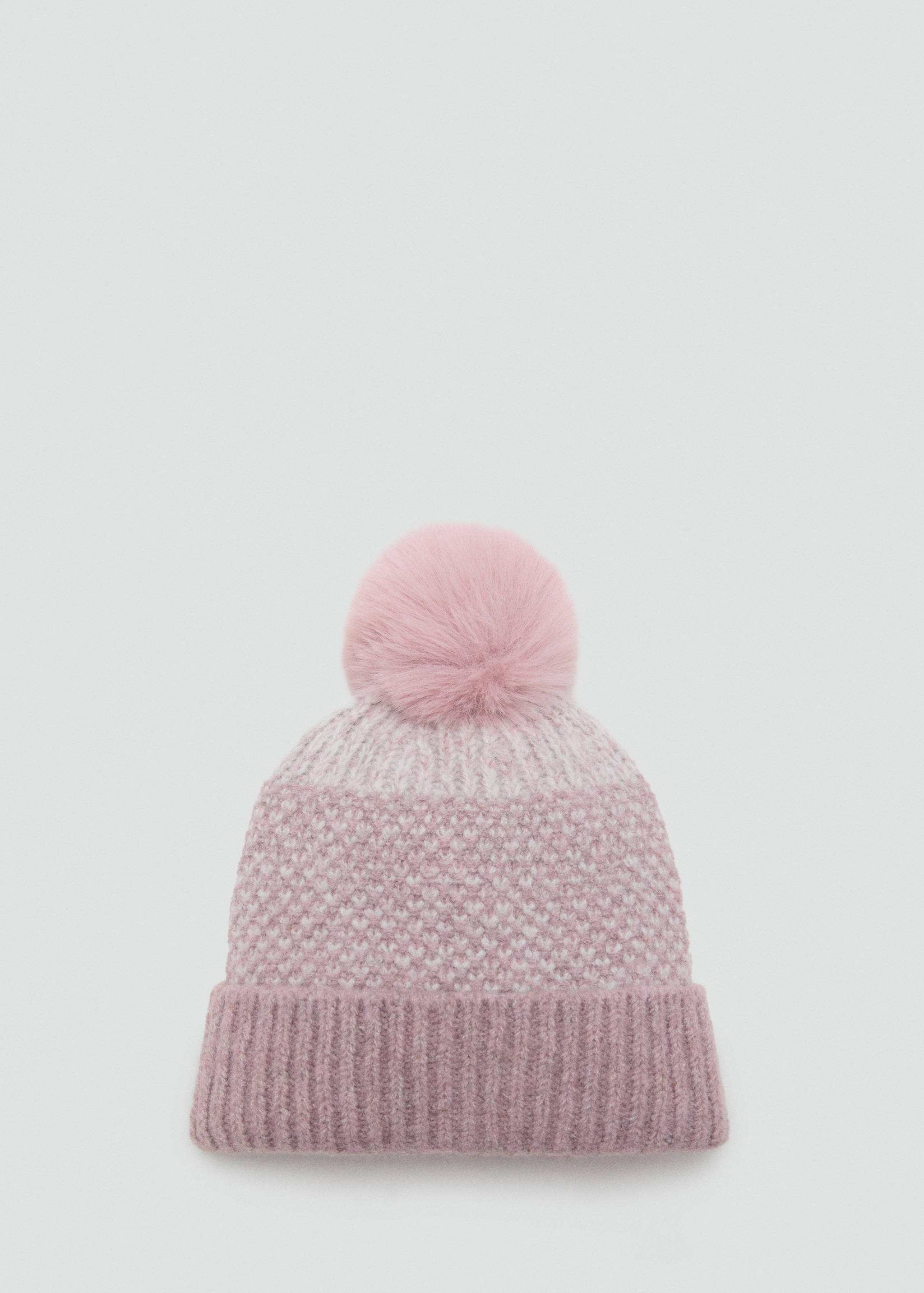 Шапка из трикотажа с кисточкой - Изделие без модели