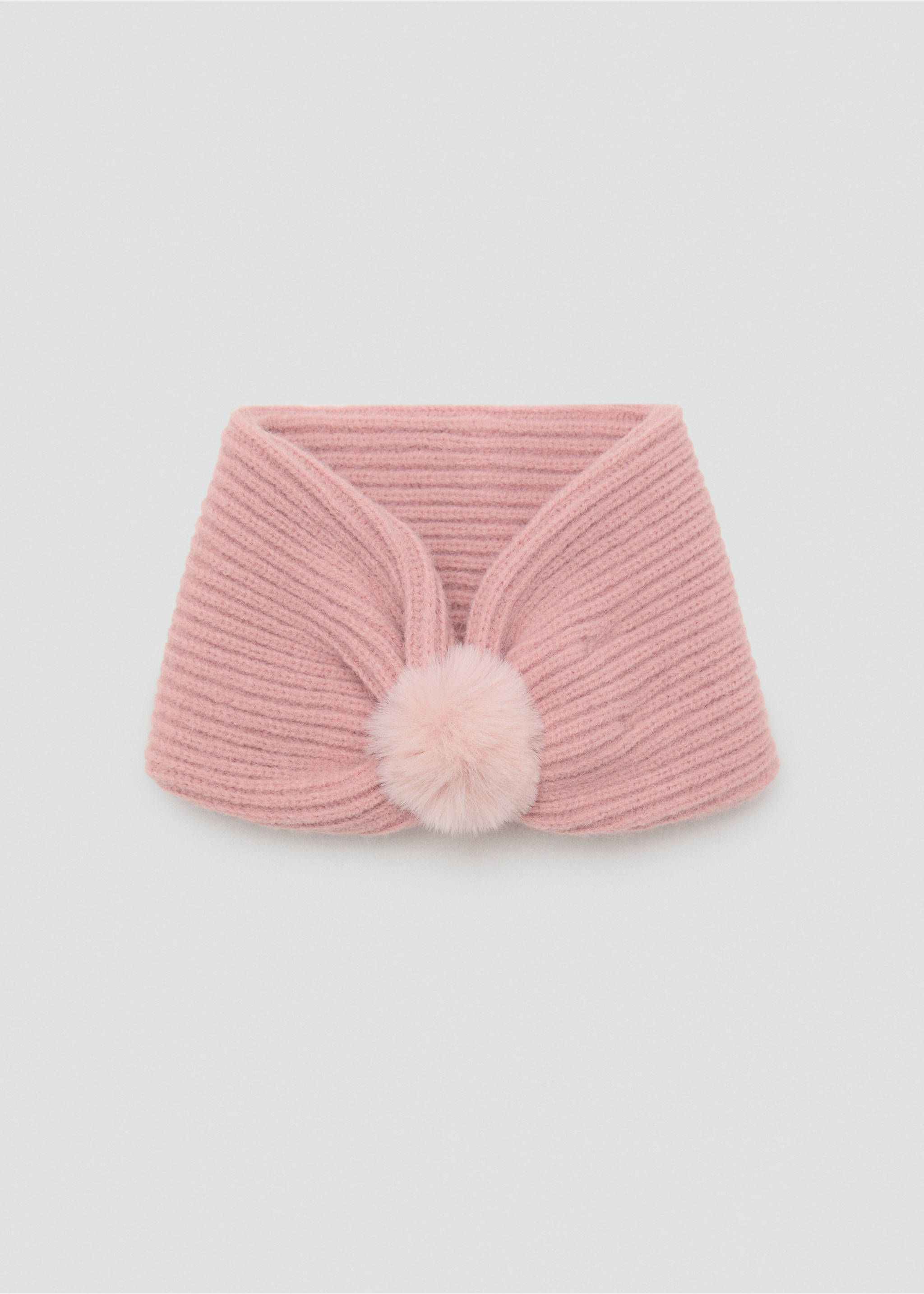 Bufanda punto borla - Artículo sin modelo, Rosa palo. Ref: 17015986-00.