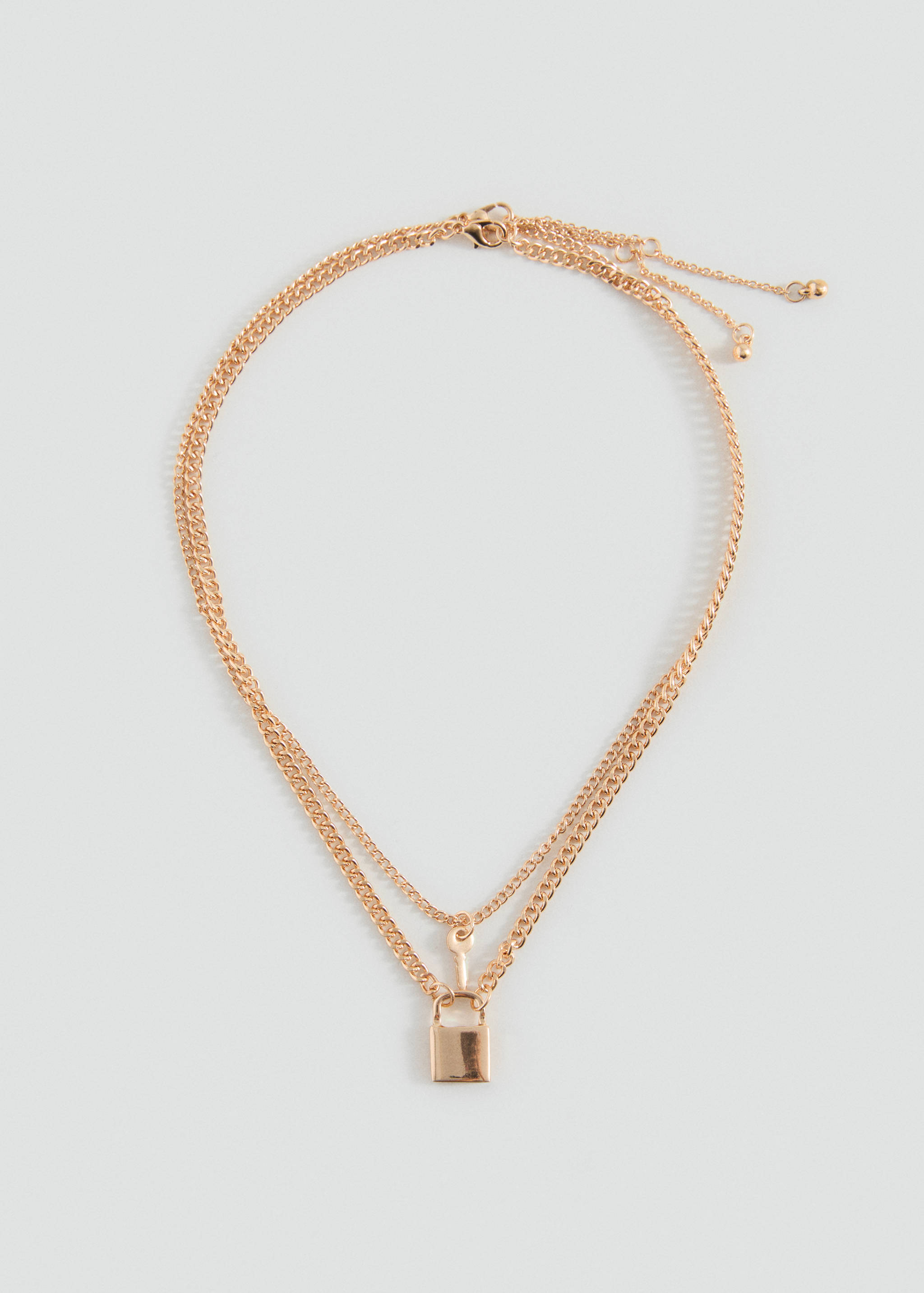 Padlock chain necklace - Article without model