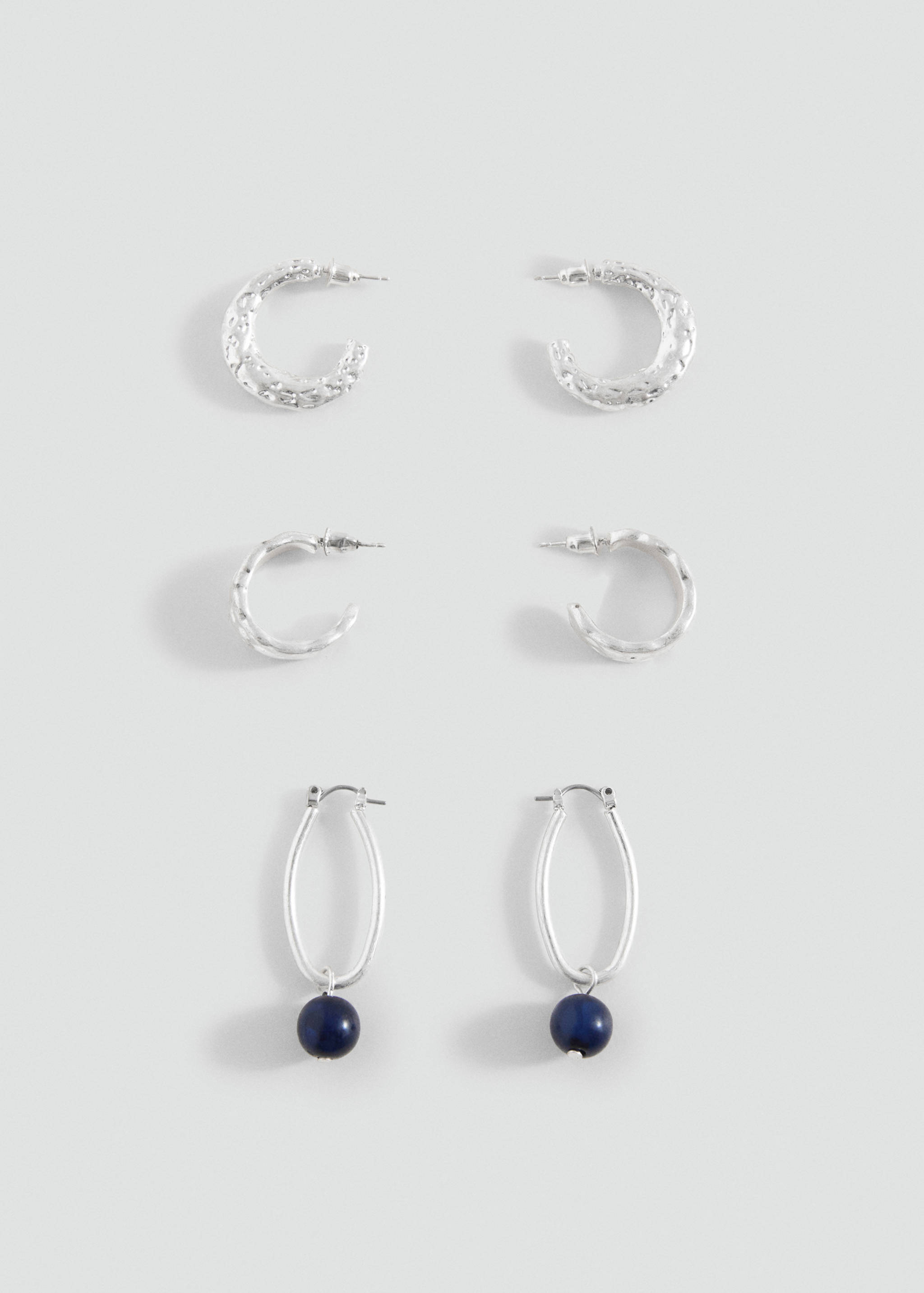 Pack of 3 combined earrings - Article without model