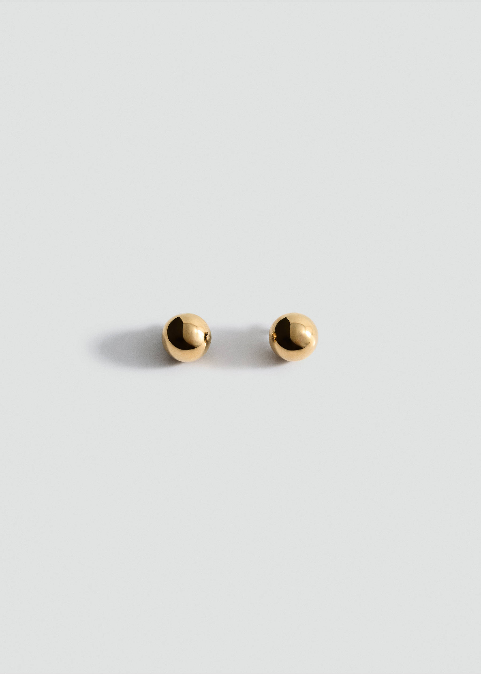 Серьги-шарики из нержавеющей стали - Изделие без модели, Золото. Ref: 17015997-00.