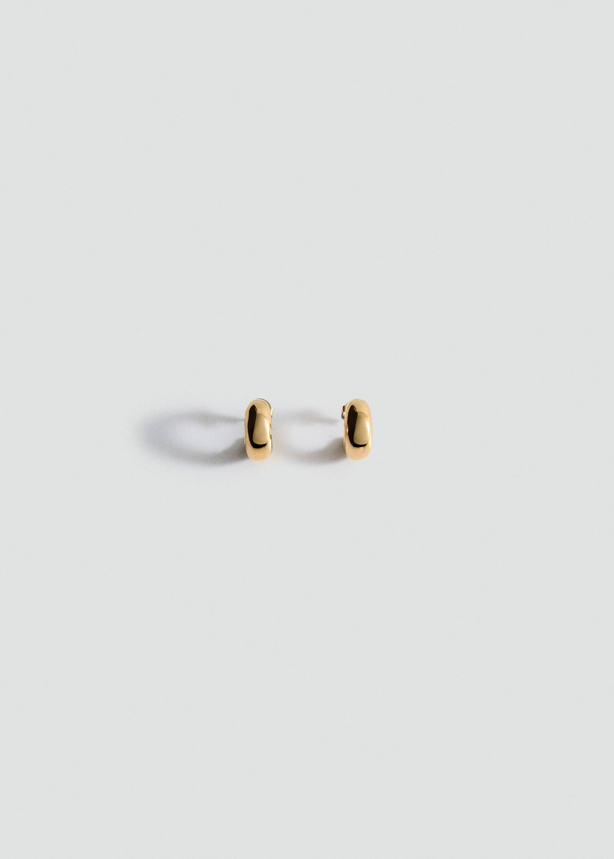 Stainless steel volume hoop earrings - Article without model