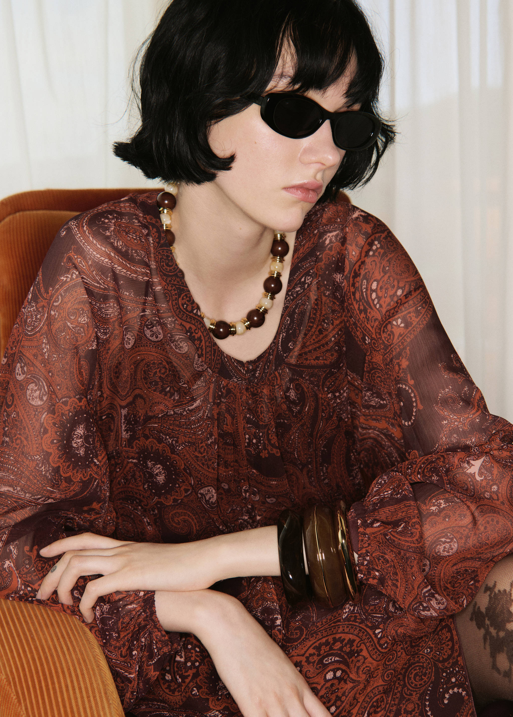 Collier boules combiné - Plan général