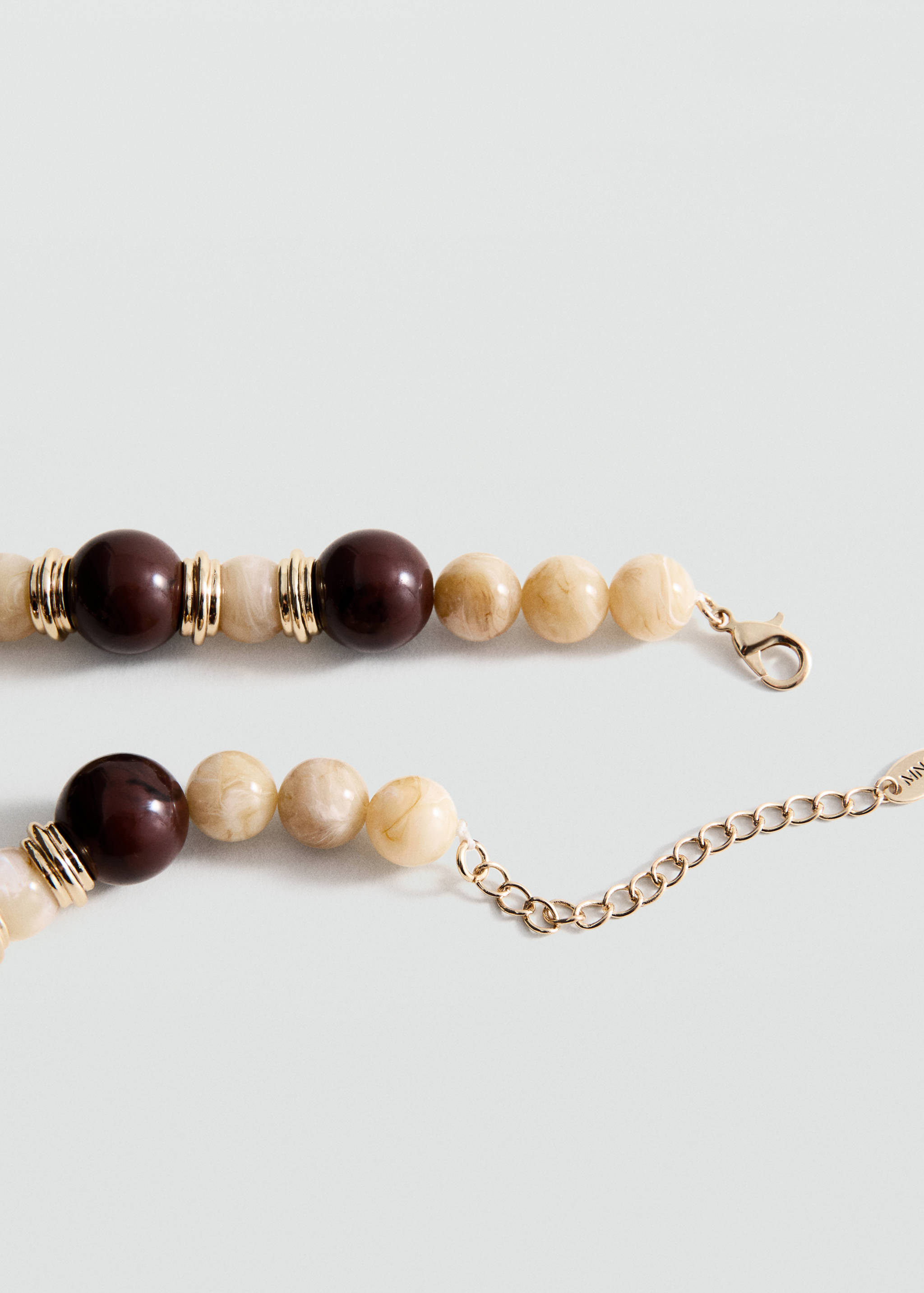 Collier boules combiné - Plan moyen