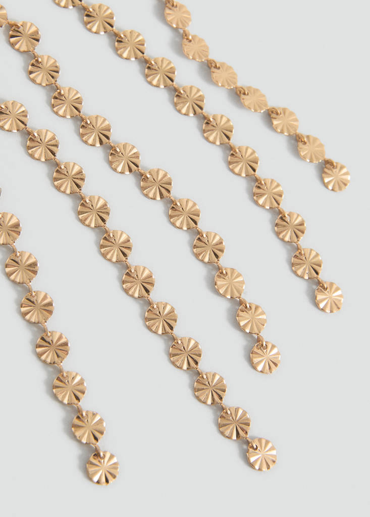 Long triple necklace — Gold