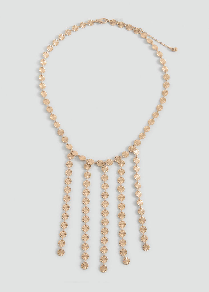 Long triple necklace — Gold