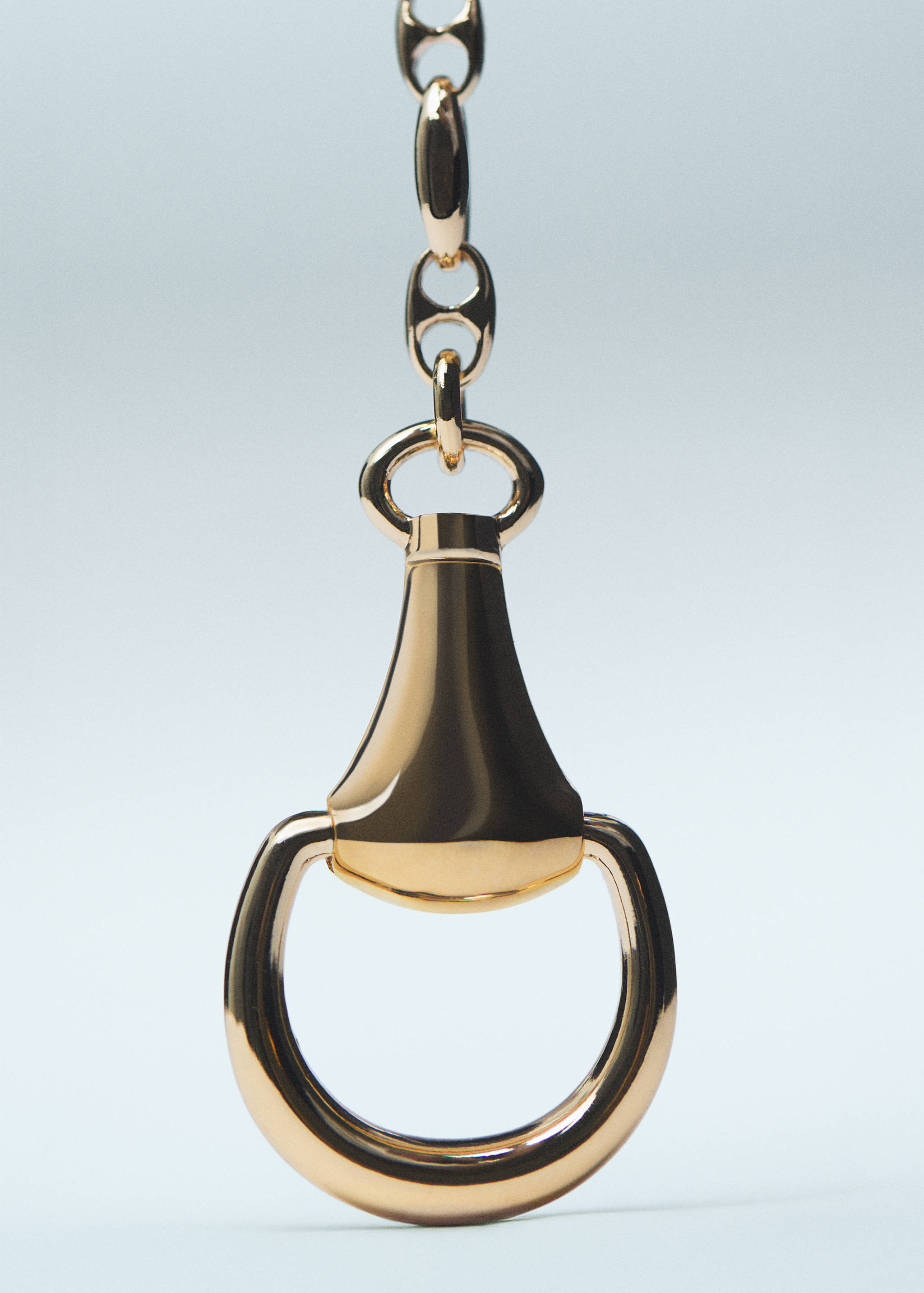 Metallic beaded pendant collar - General plane