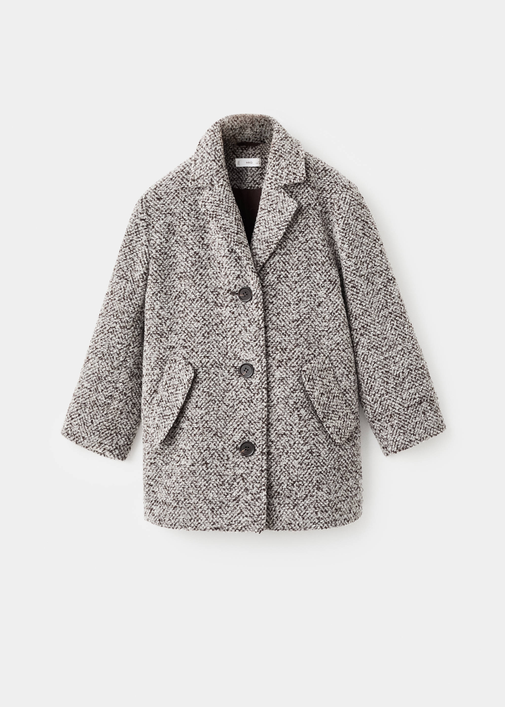 Flecked wool-blend coat - Article without model