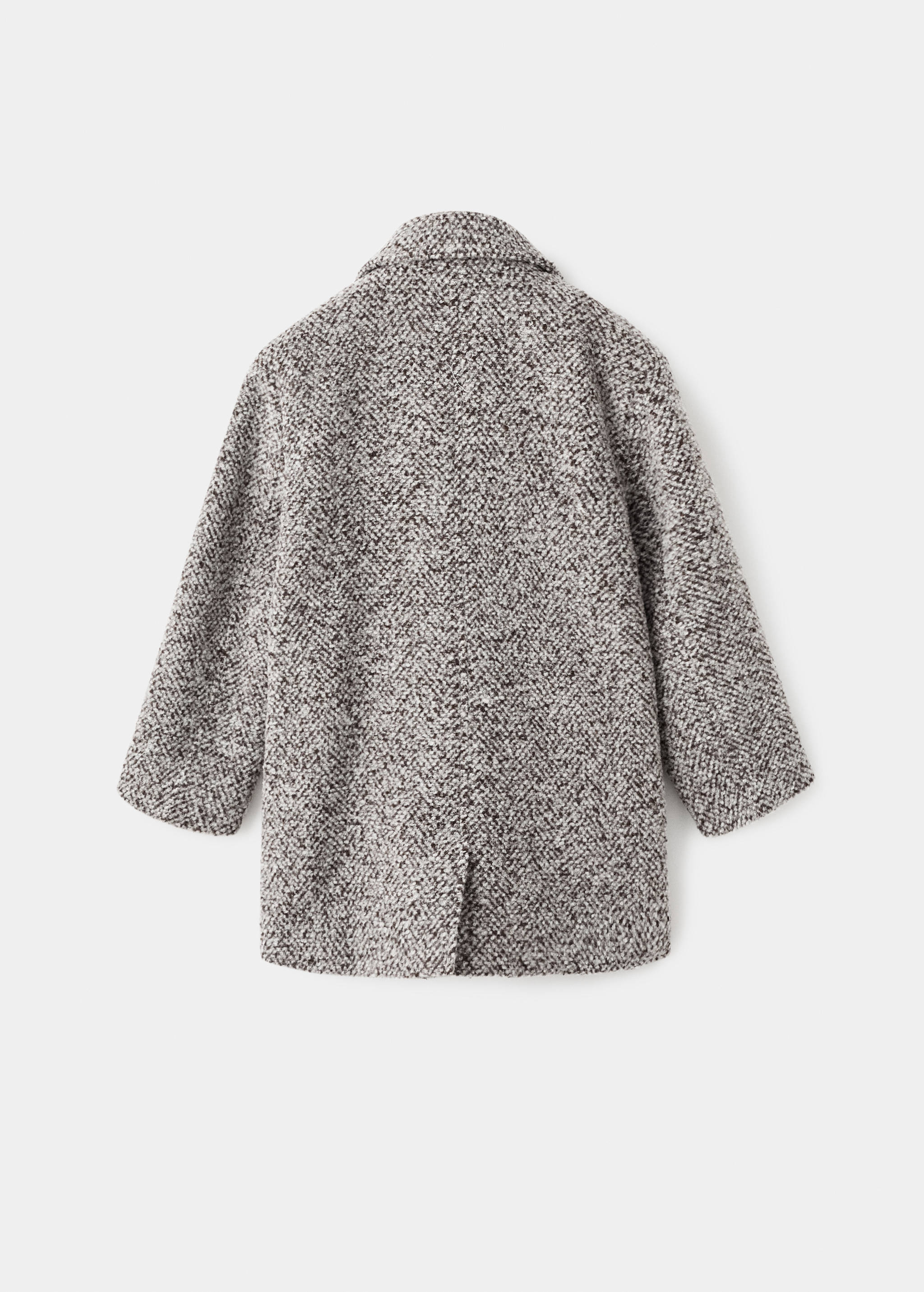Flecked wool-blend coat - Reverse of the article