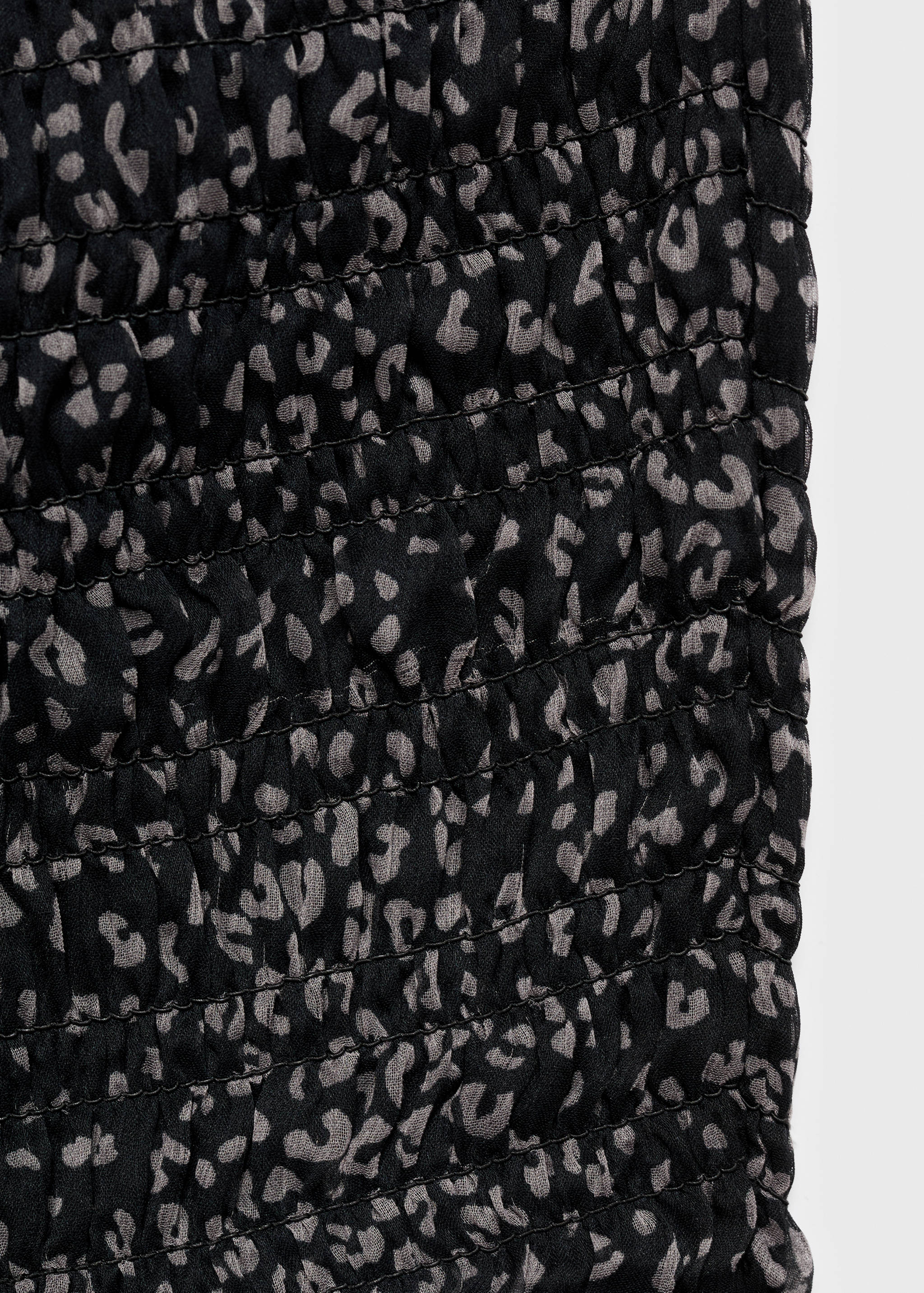 Asymmetrical leopard-print blouse - Details of the article 8