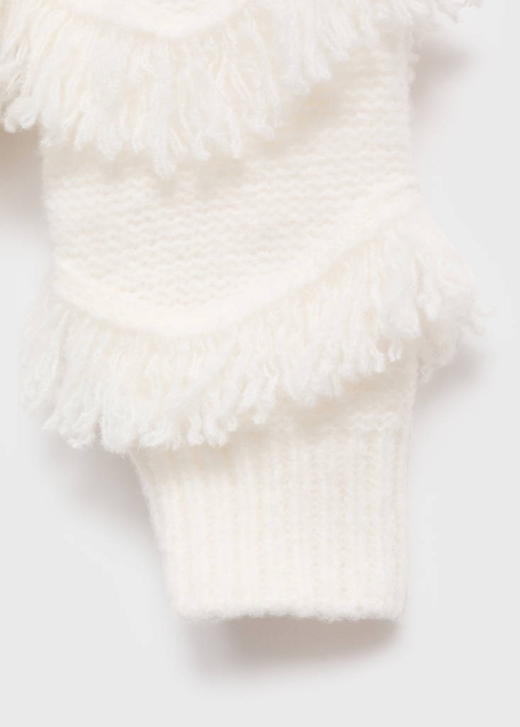 Fringes knit sweater — Off White