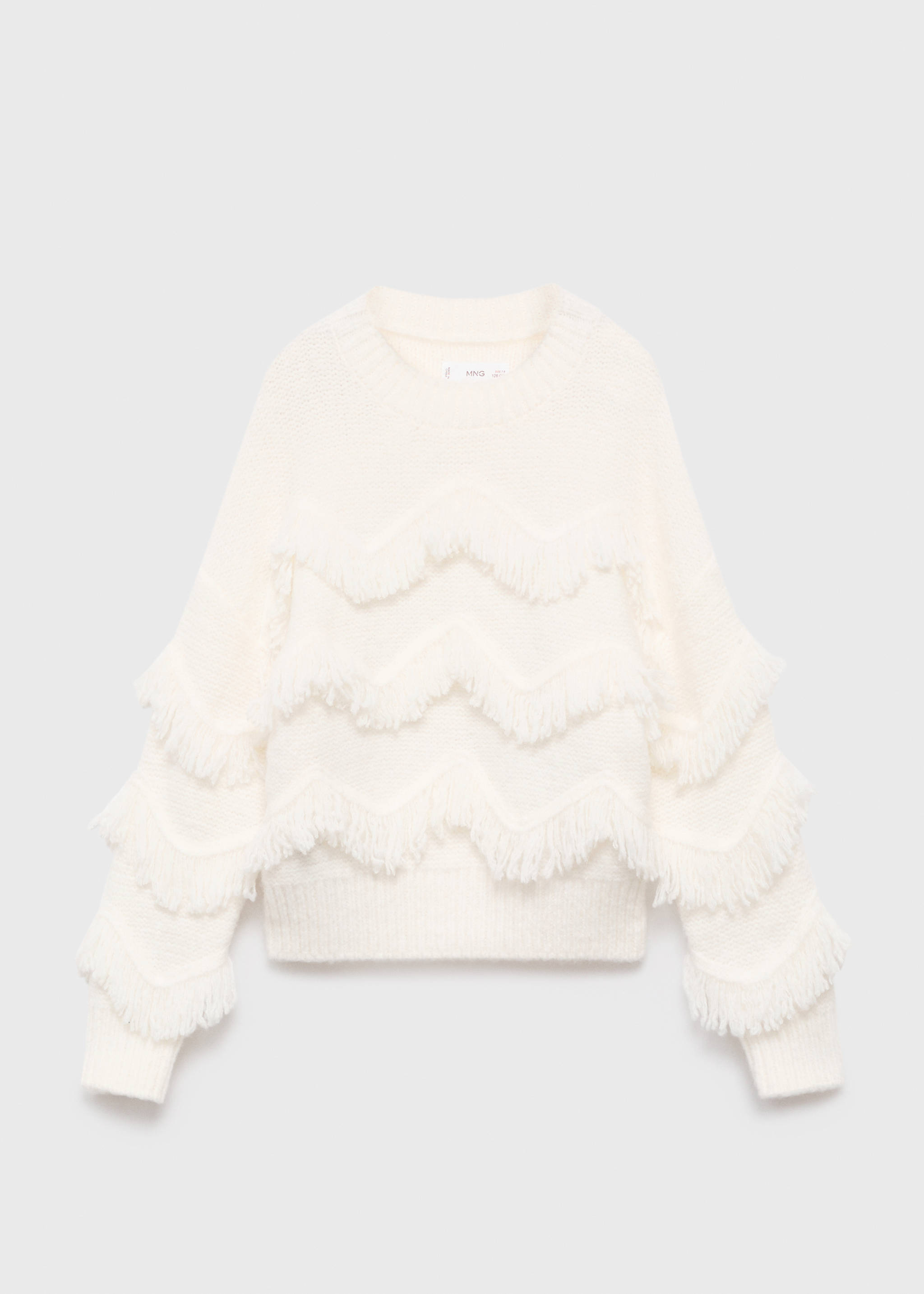 Fringes knit sweater - Article without model