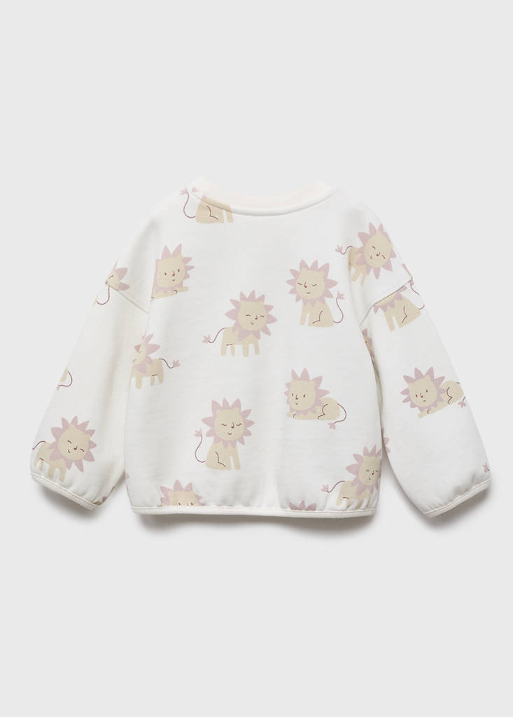 Lion print sweatshirt — Off White