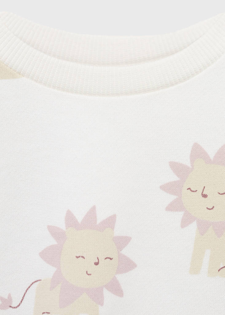 Lion print sweatshirt — Off White