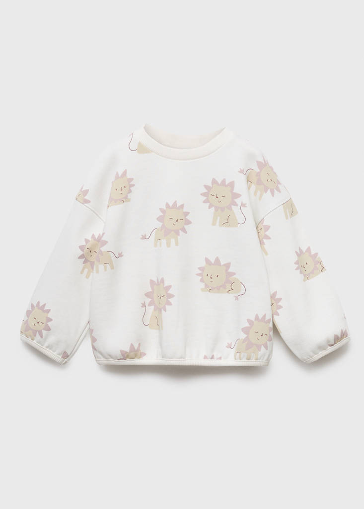 Lion print sweatshirt — Off White