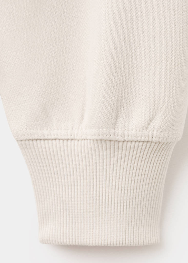 Printed cotton sweatshirt — Ice Grey