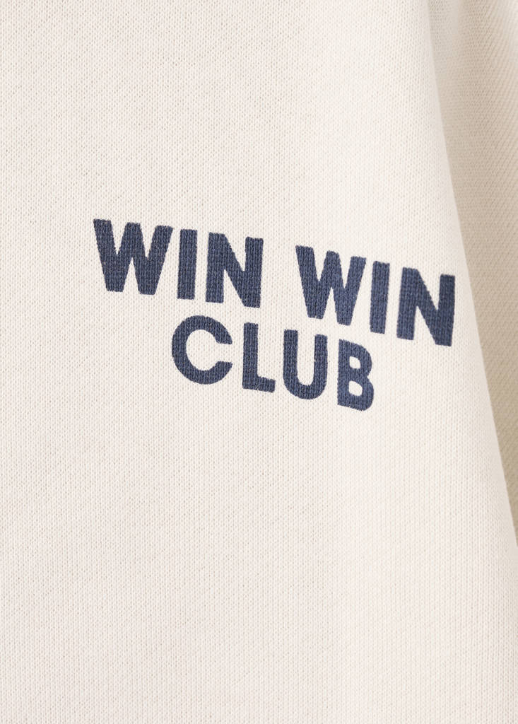 Printed cotton sweatshirt — Ice Grey