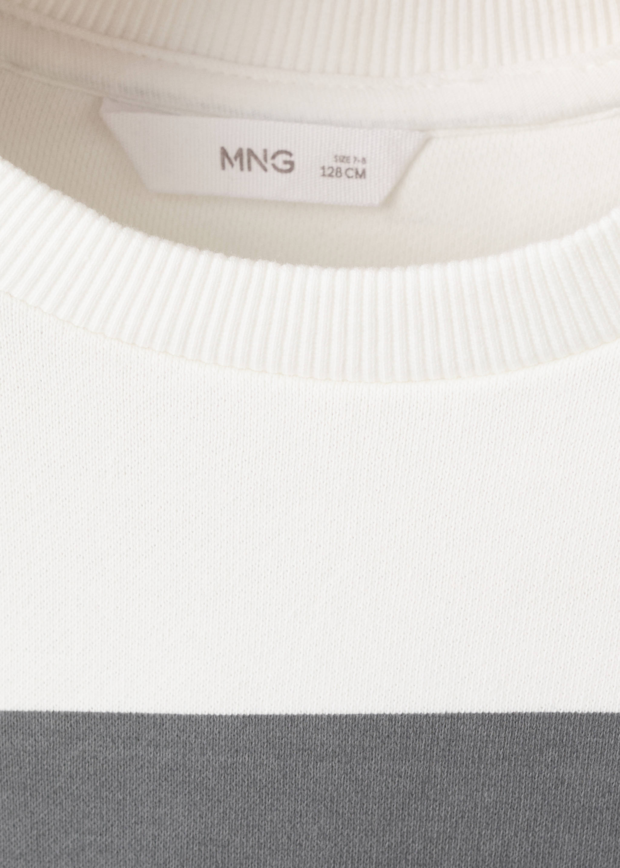 Striped cotton-blend sweatshirt - Details of the article 8