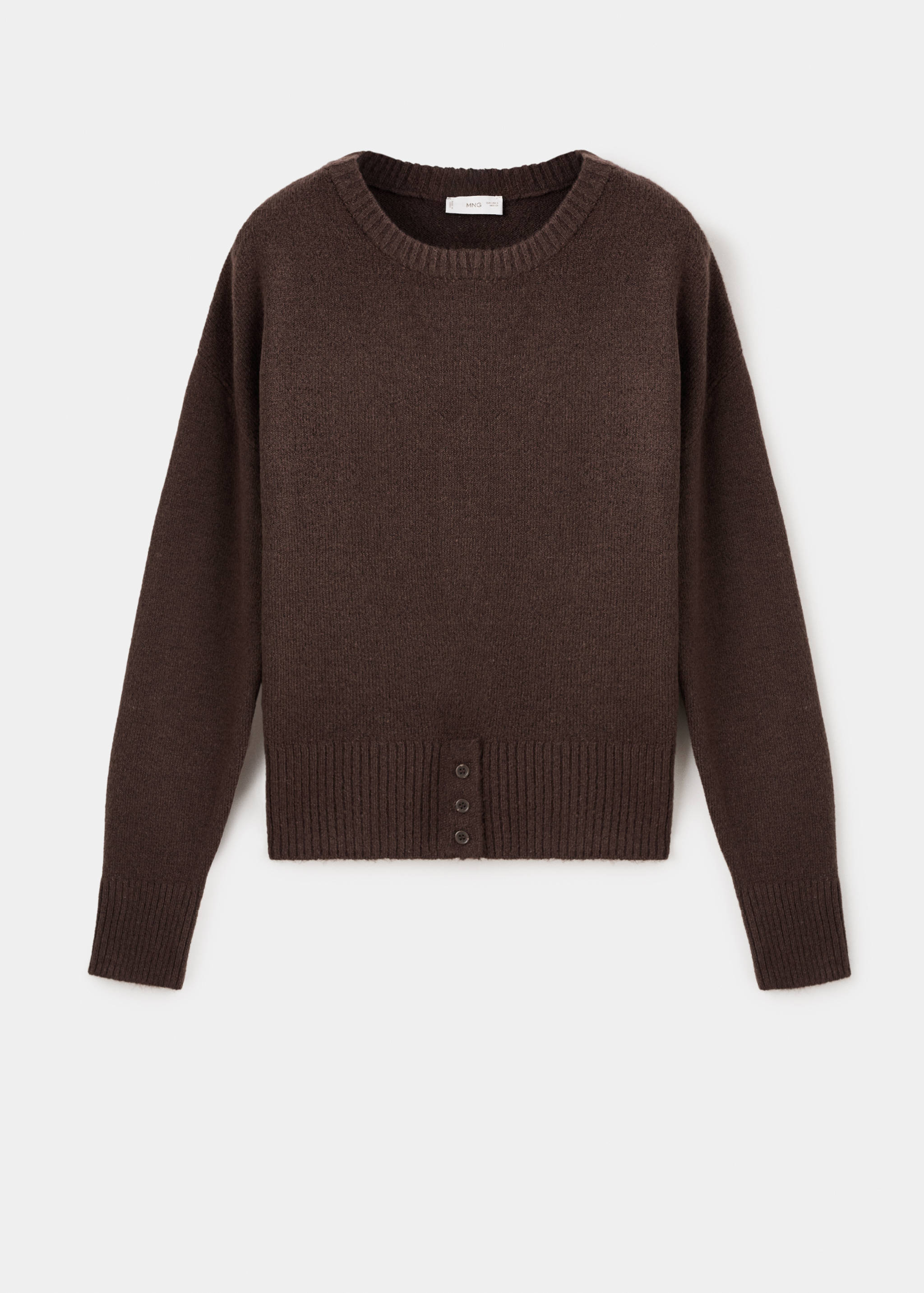 Buttons detail knit sweater - Article without model