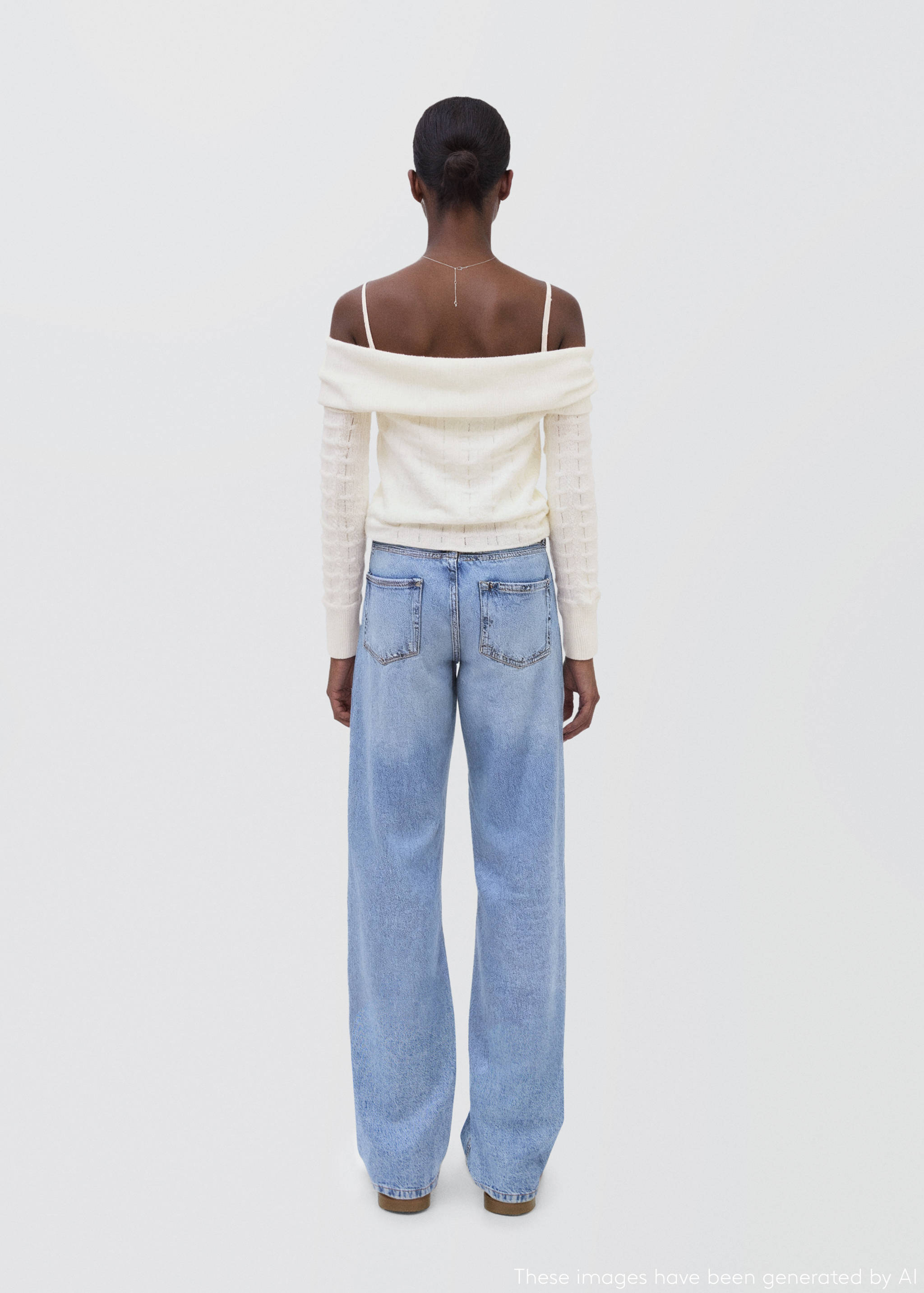 Straplez kazak - Ürünün arkası