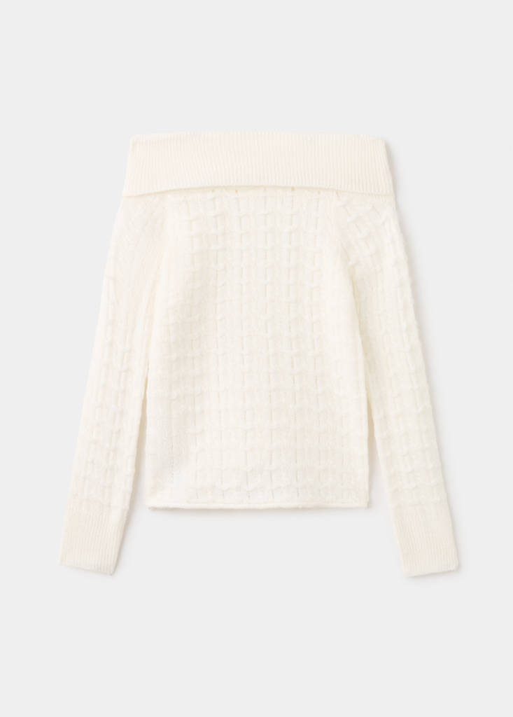 Strapless top — White