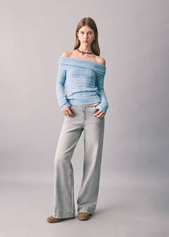 Strapless top — Blue 2
