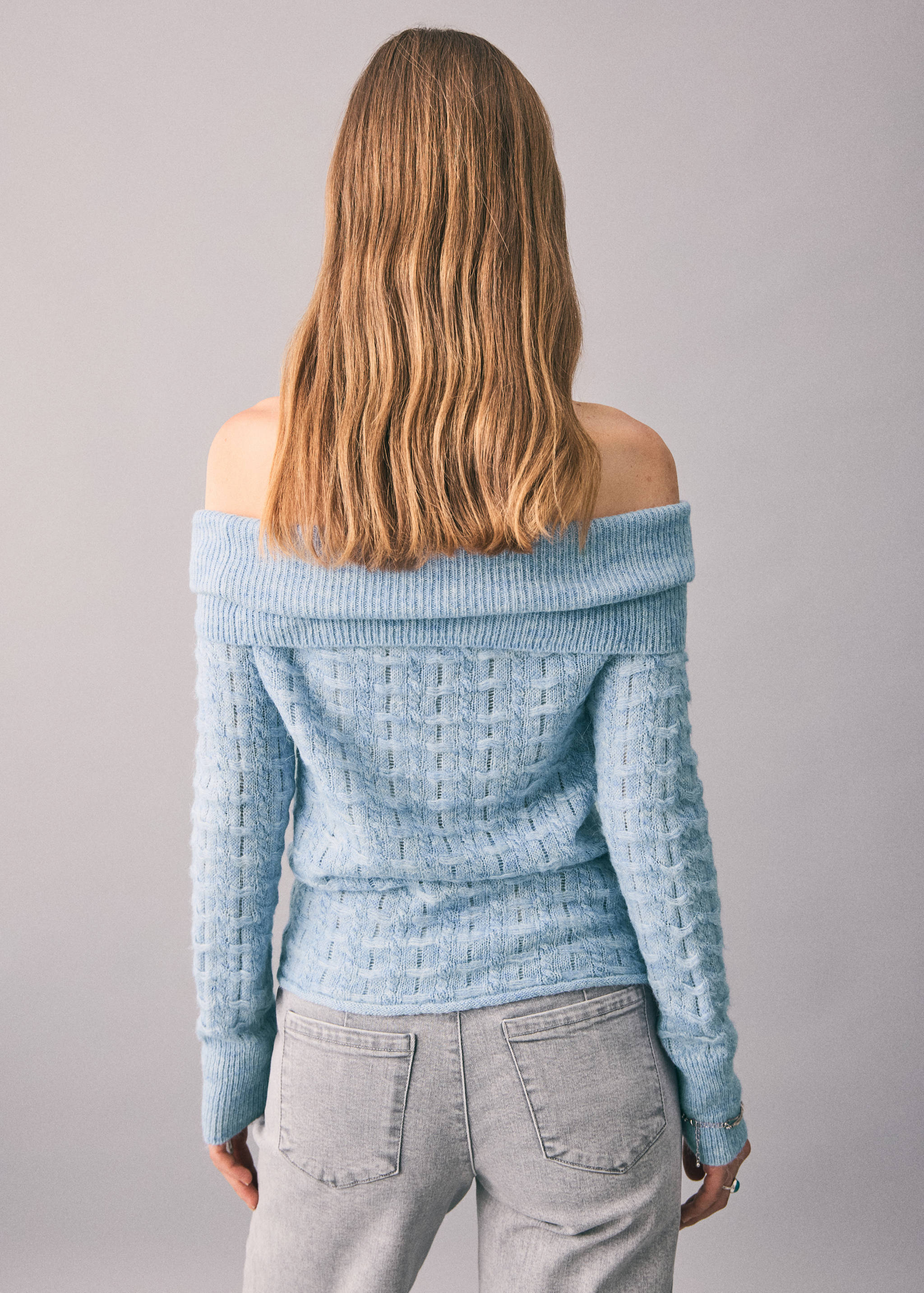 Straplez kazak - Ürünün arkası