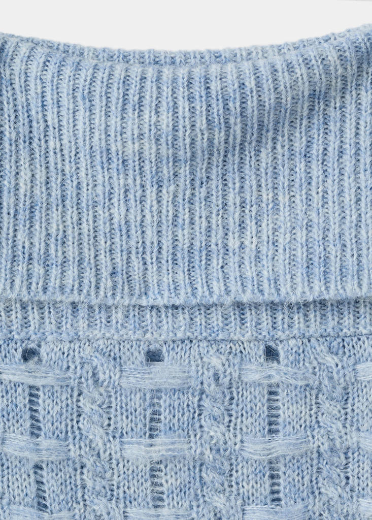 Strapless top — Blue